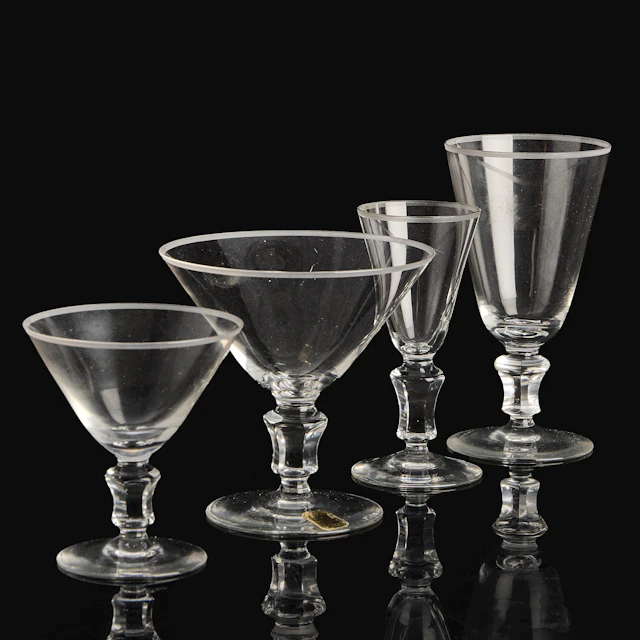 ELIS BERGH. Glasservis, 67 delar, modell "Kulla", Kosta, 1940-tal