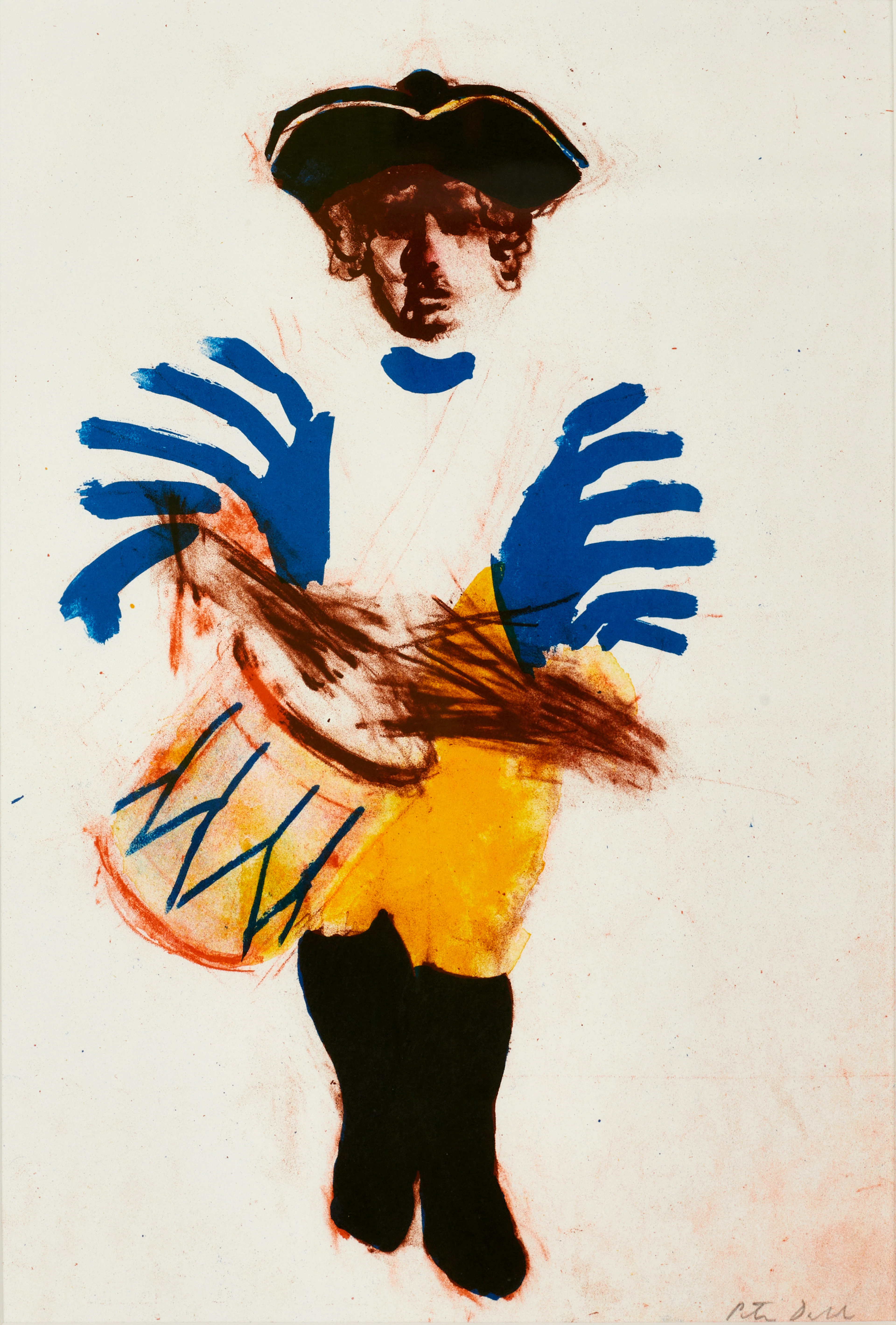 PETER DAHL (1934-2019). "Trumslagaren", ur Fredmans epistlar, signerad
