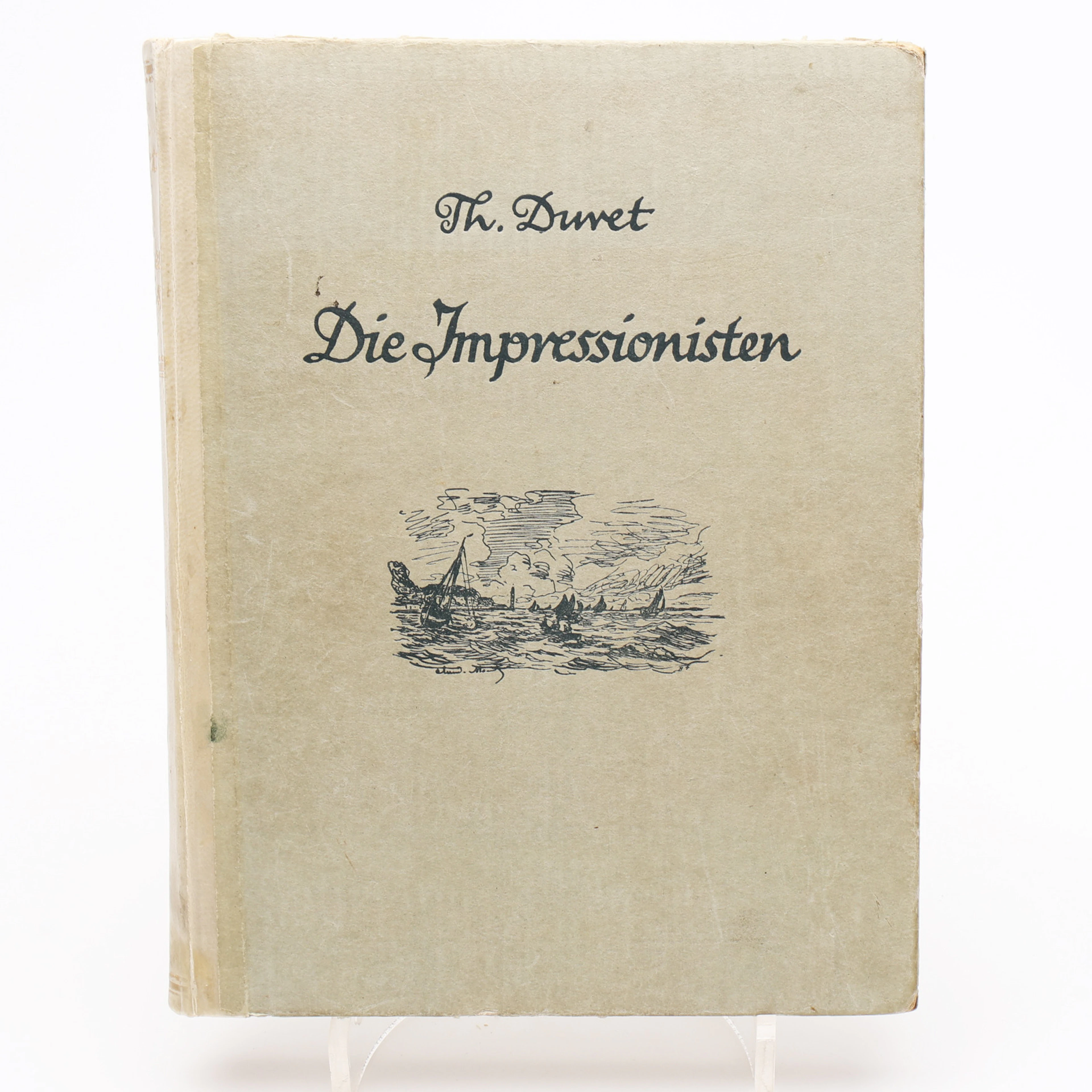 THEODOR DURET'S DIE IMPRESSIONISTEN MED TVÅ ORIGINALETSNINGAR AV RENOIR
