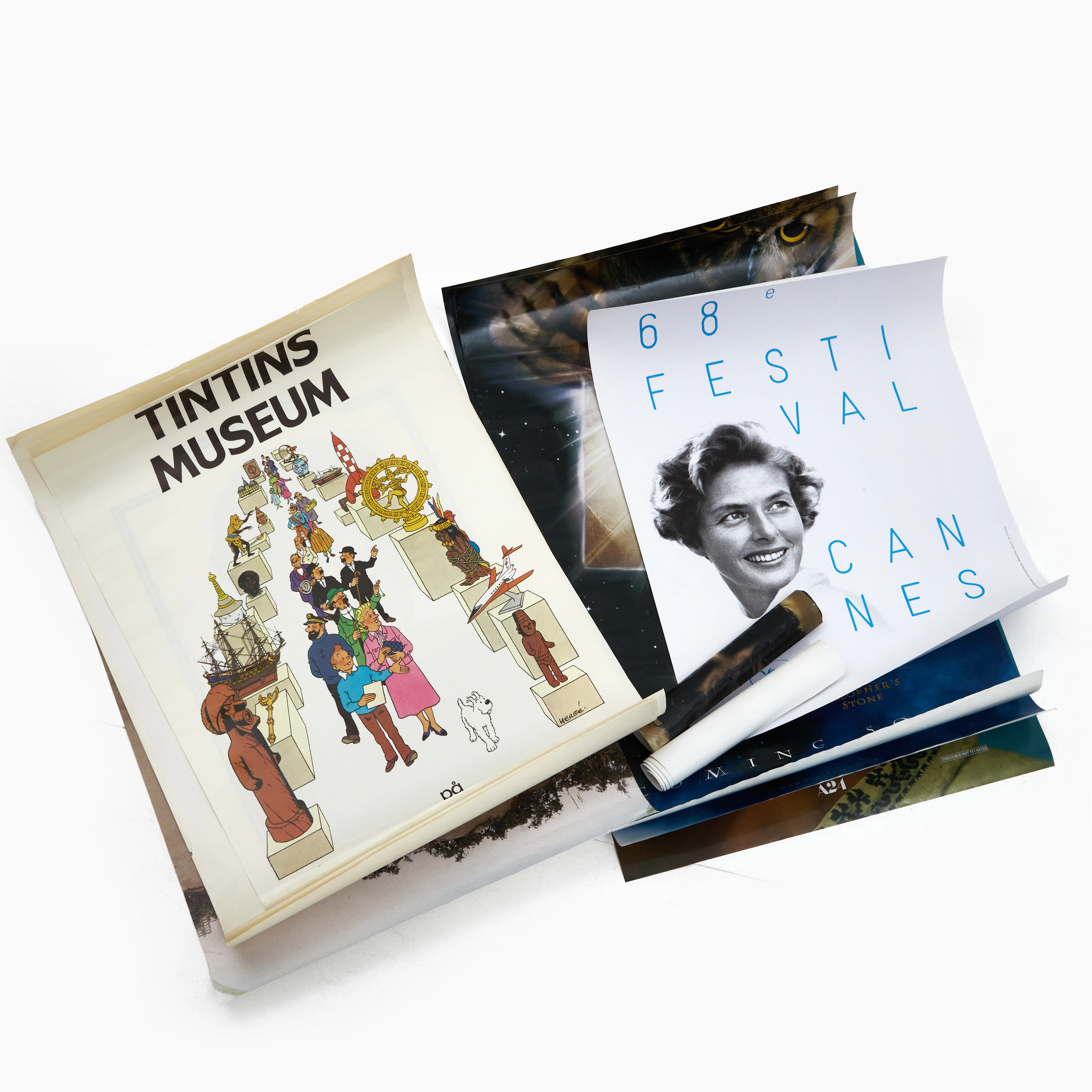 FILMAFFISCHER 10 st, Sagan om ringen, Cannes-festivalen, Tintin, Harry Potter.