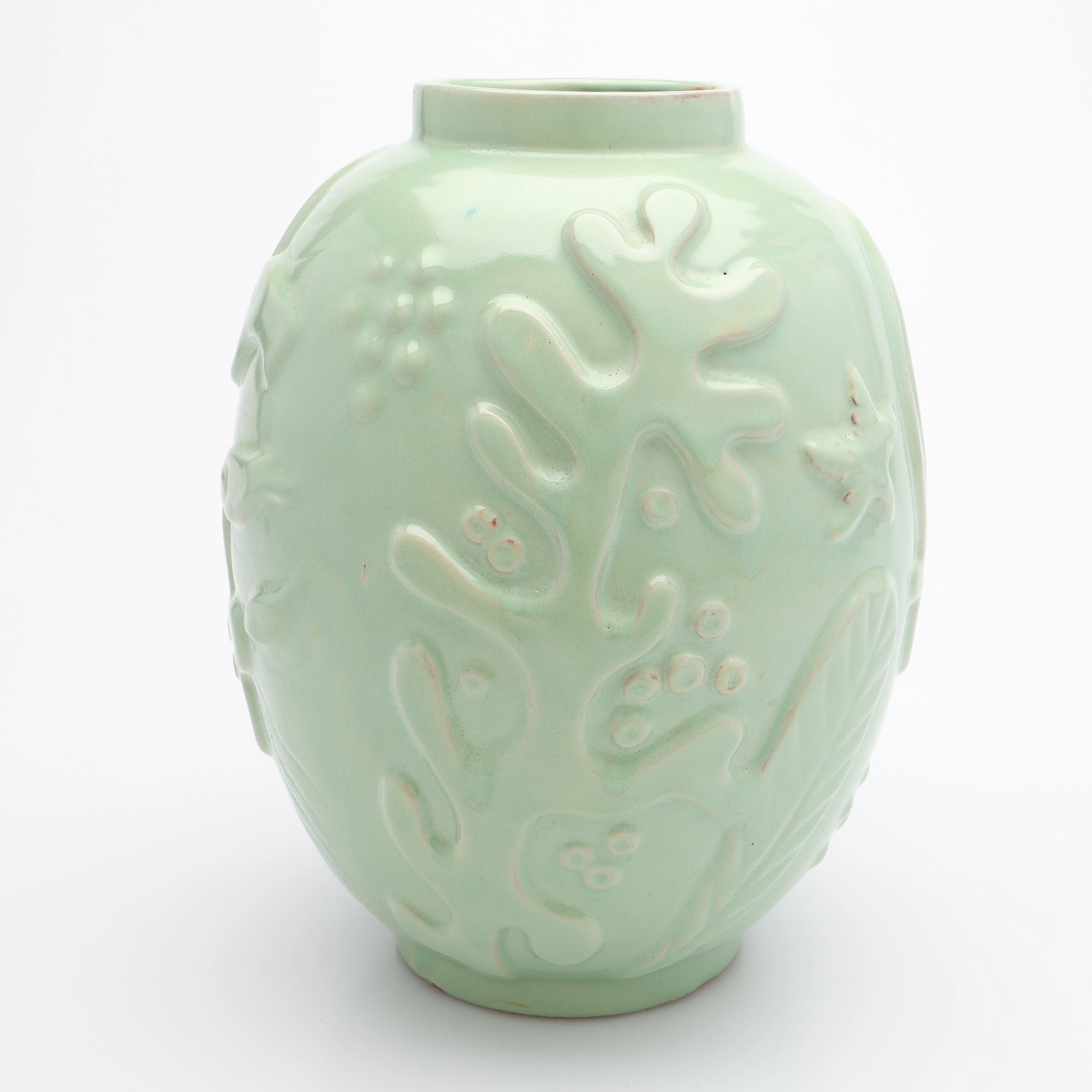 ANNA-LISA THOMSON. VAS, GLASERAT LERGODS, UPSALA-EKEBY, 1940-TAL.