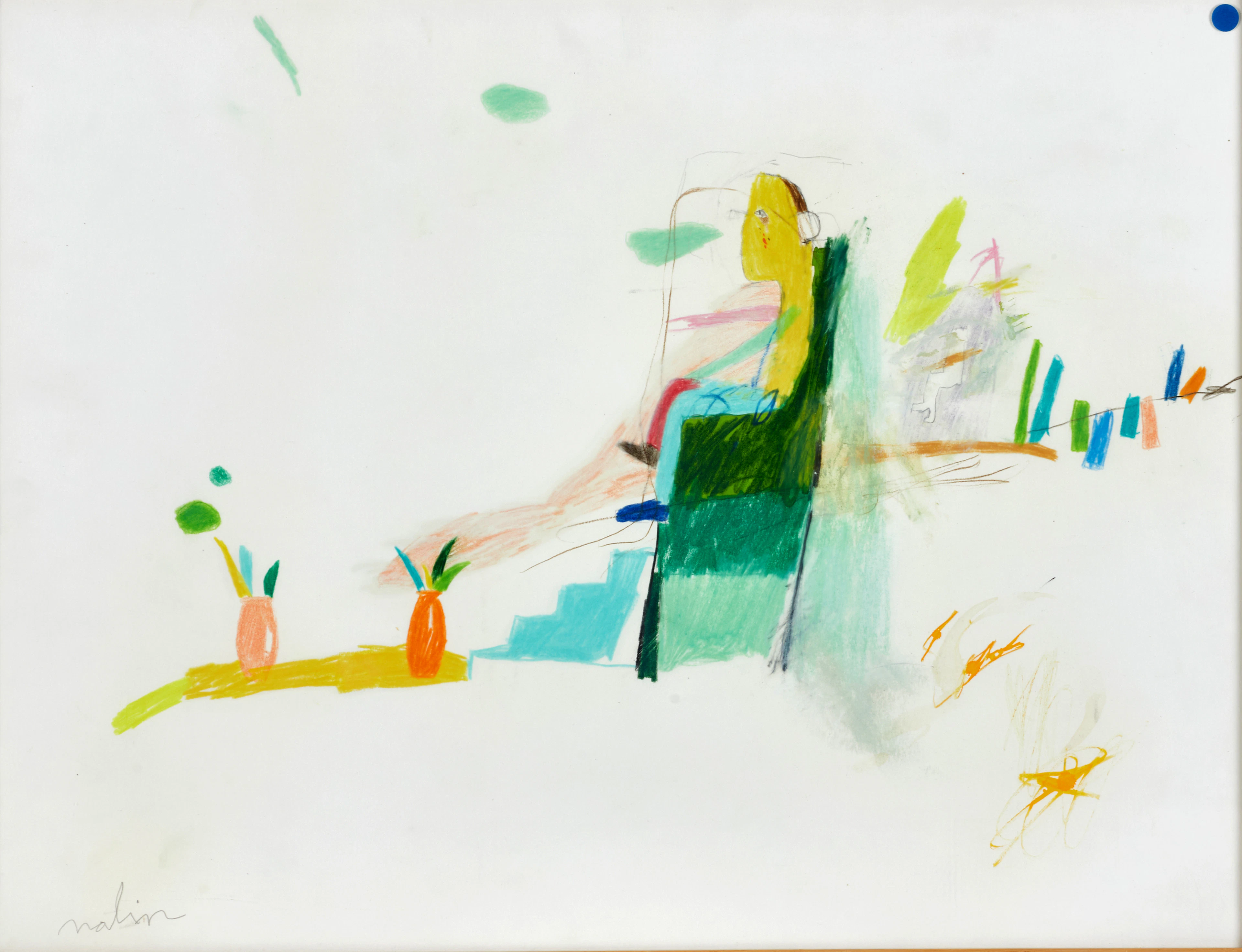 DANIELE NALIN (ITALIEN, FÖDD 1947). Figurkomposition, signerad Nalin