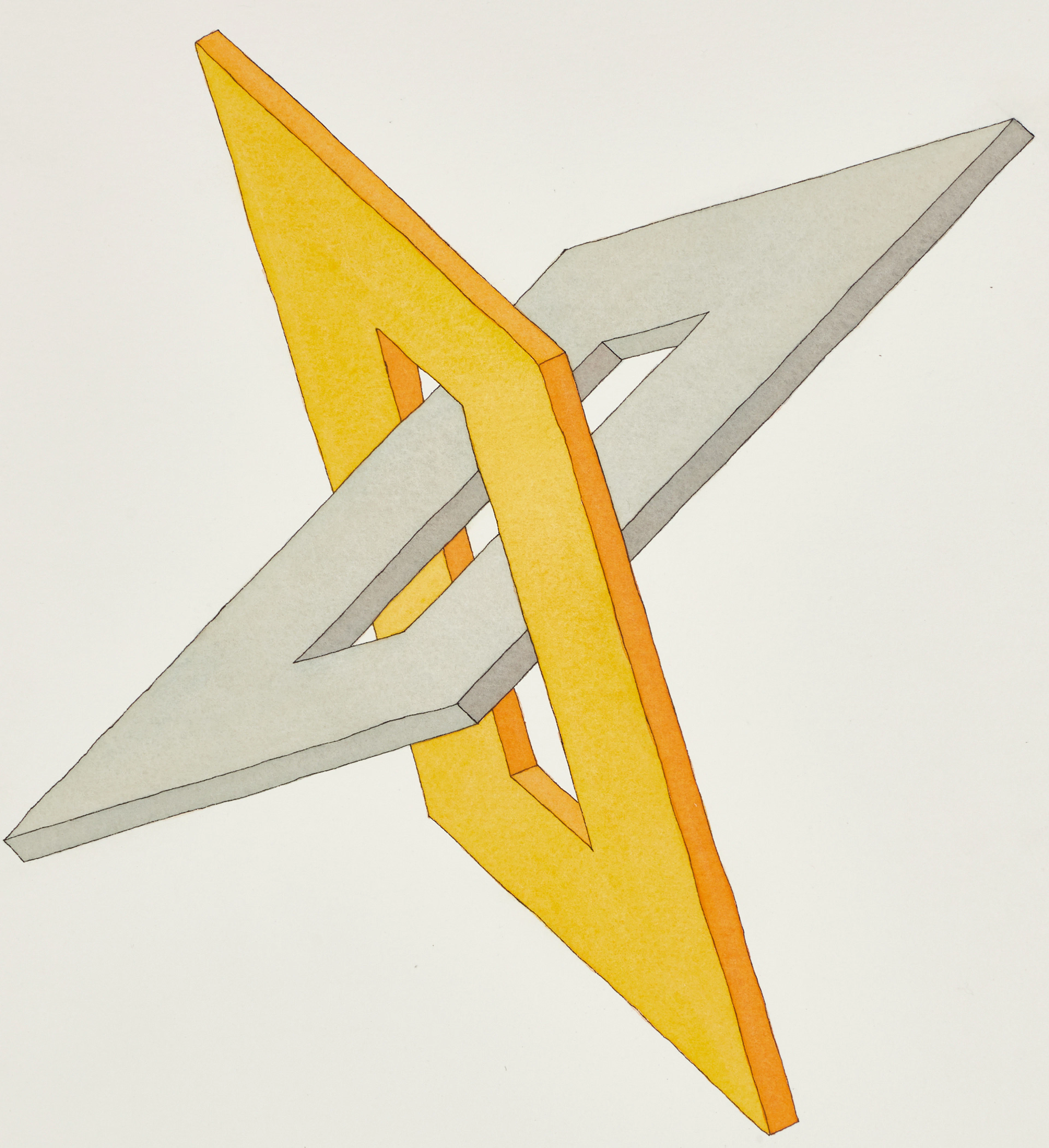 OSCAR REUTERSVÄRD (Sverige, 1915-2002), "Perspective japonaise No