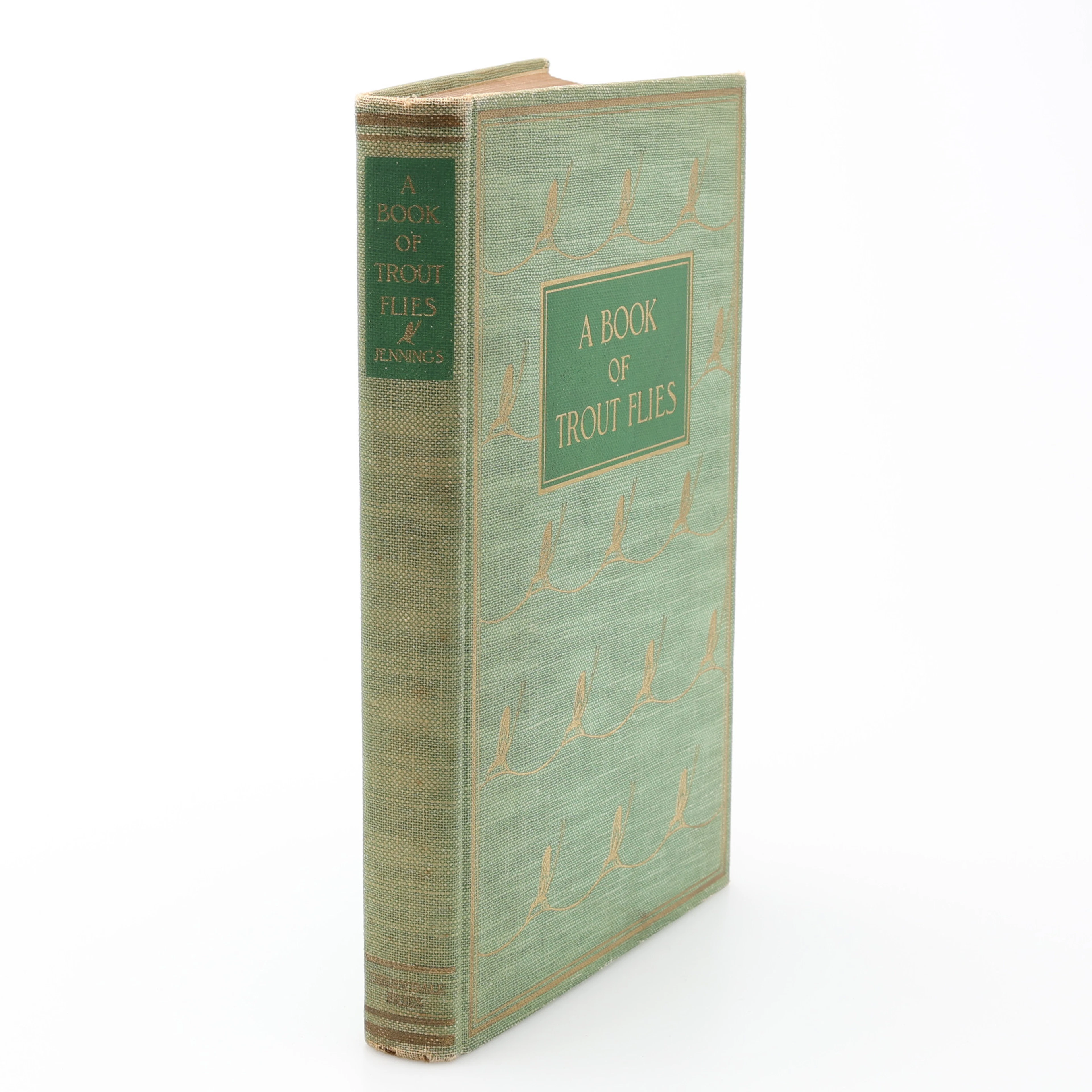 FLUGFISKE. PRESTON J. JENNINGS A BOOK OF TROUT FLIES 1935. MED SJU