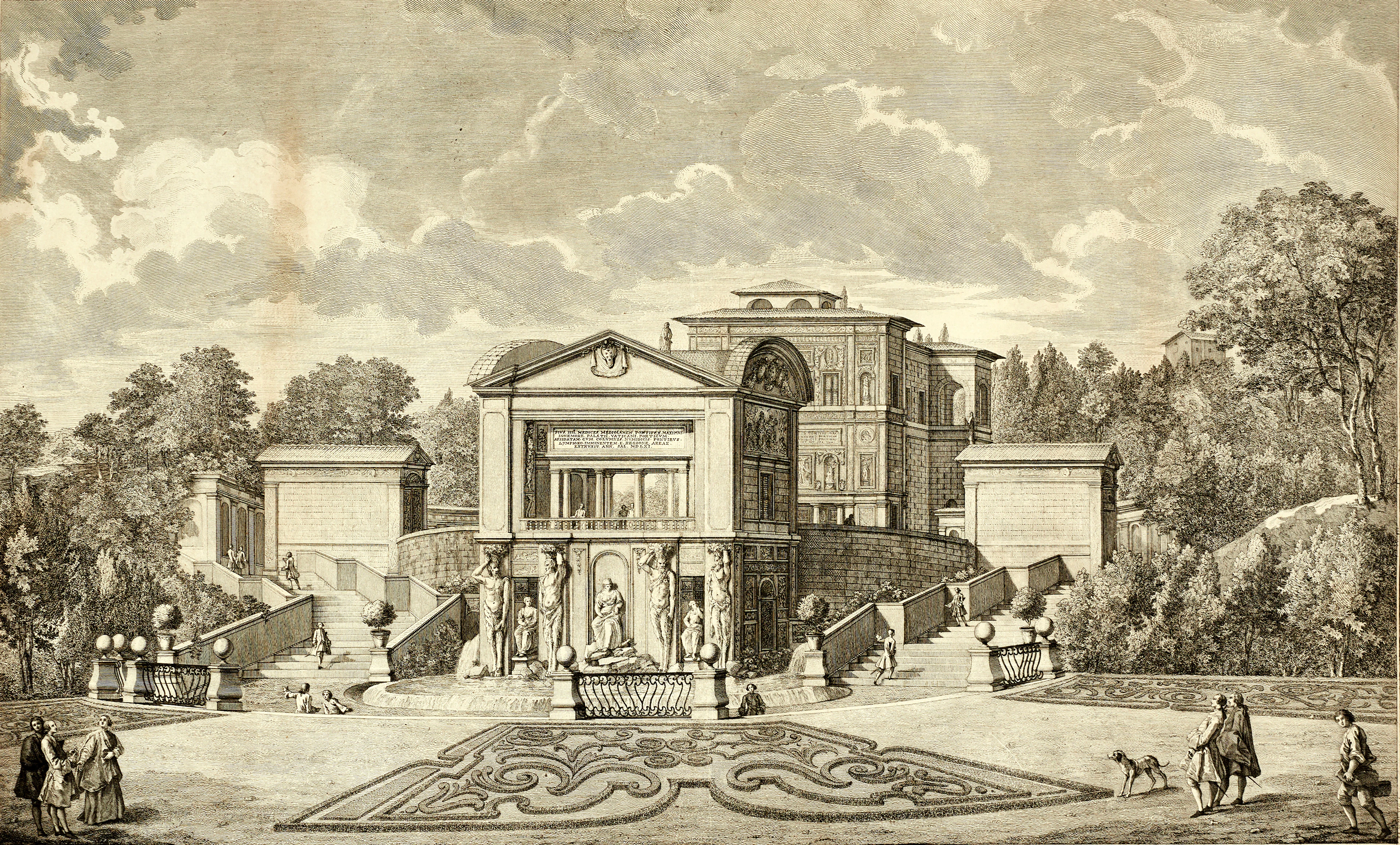 ANTONIO CAPELLANI (ca 1730/40-ca 1793), "Veduta Del Giordano Vaticao