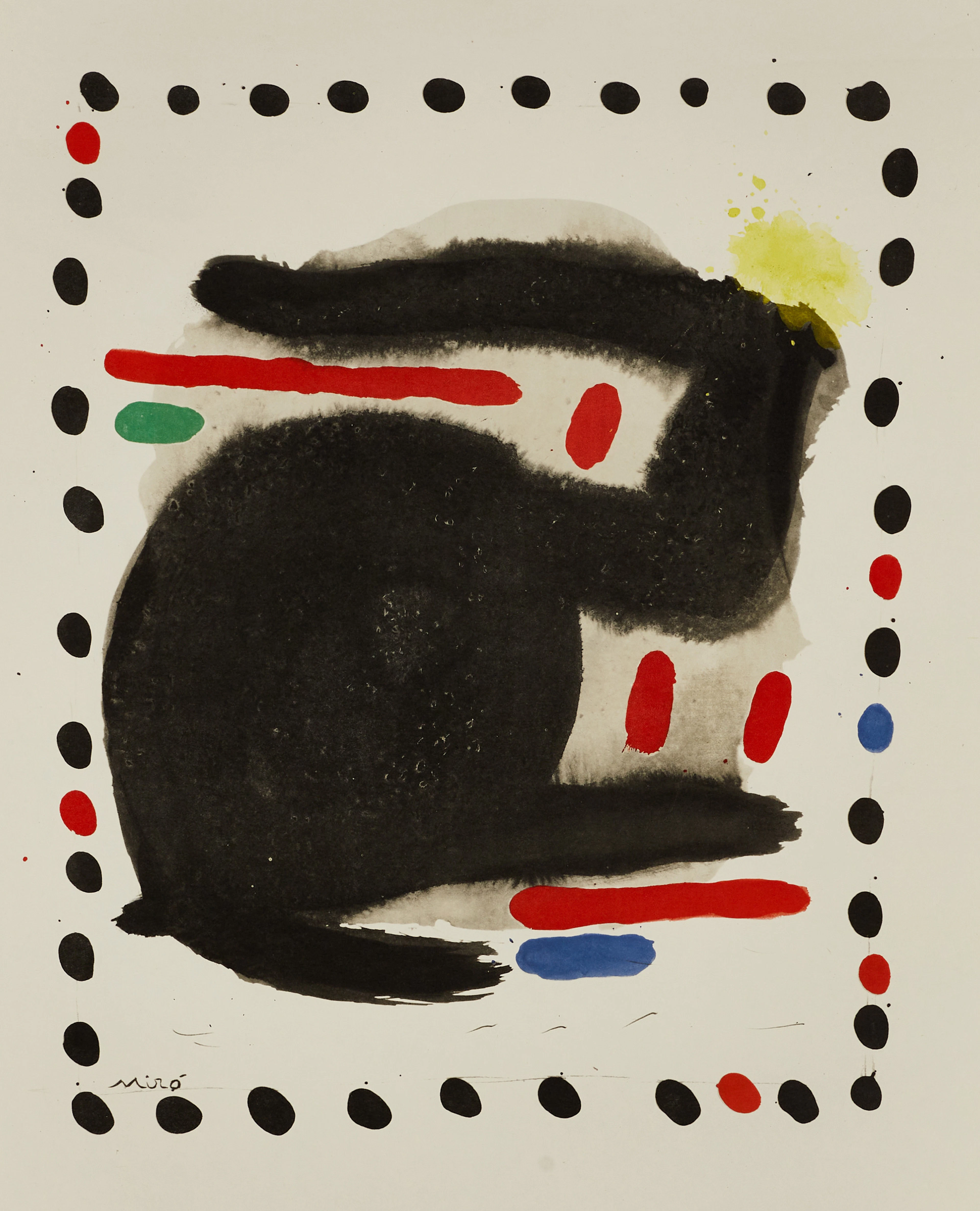 JOAN MIRÓ (1893-1983). Efter. Affisch, Merce Cunningham and Dance
