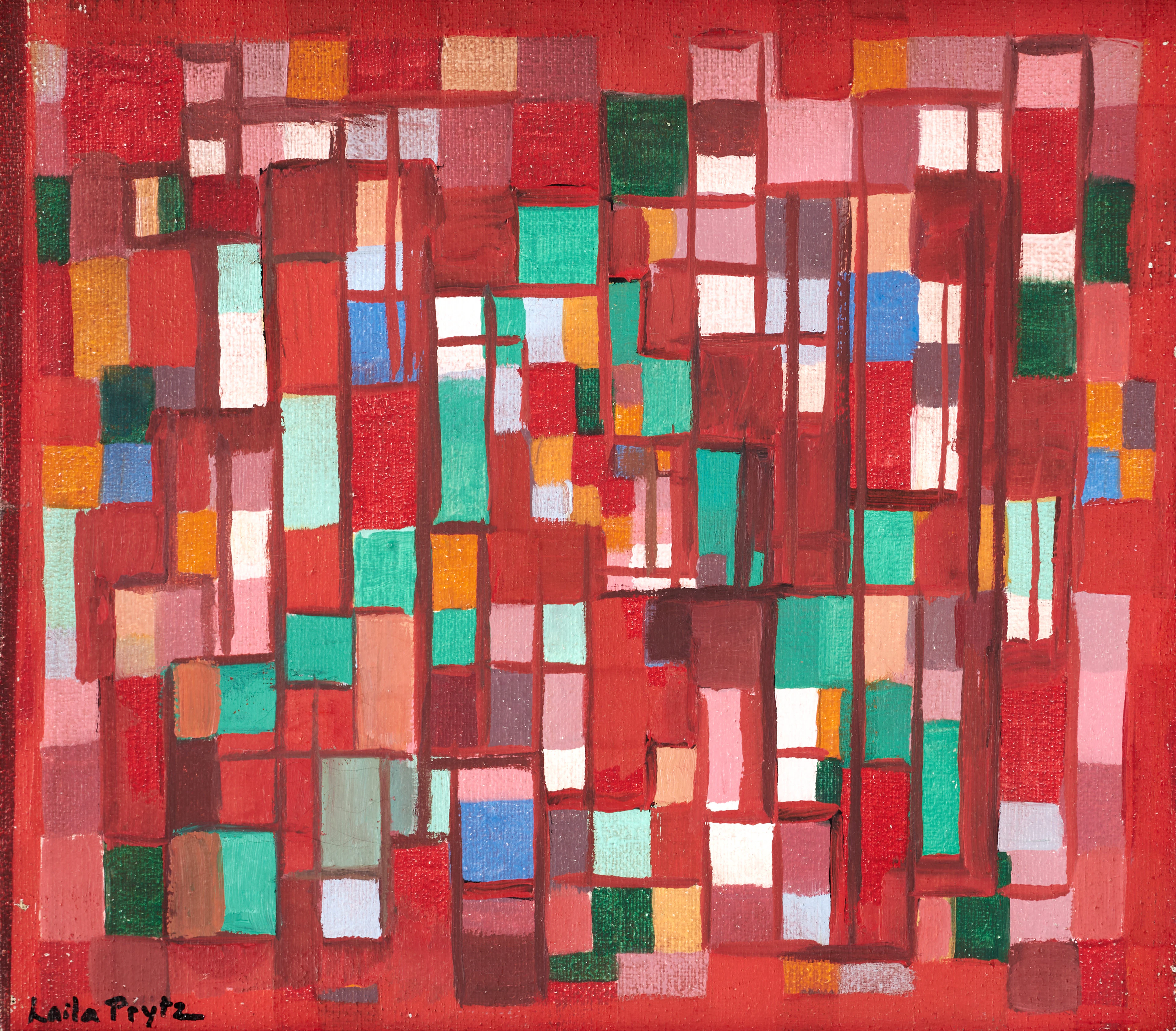 LAILA PRYTZ (Sverige, Gällivare 1907-1982 Stockholm). "Fasaden", signerad