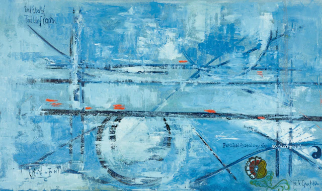 JACK GRAFSTRÖM (Sverige, 1931-2009), "Partikelfysiologiska Experiment"