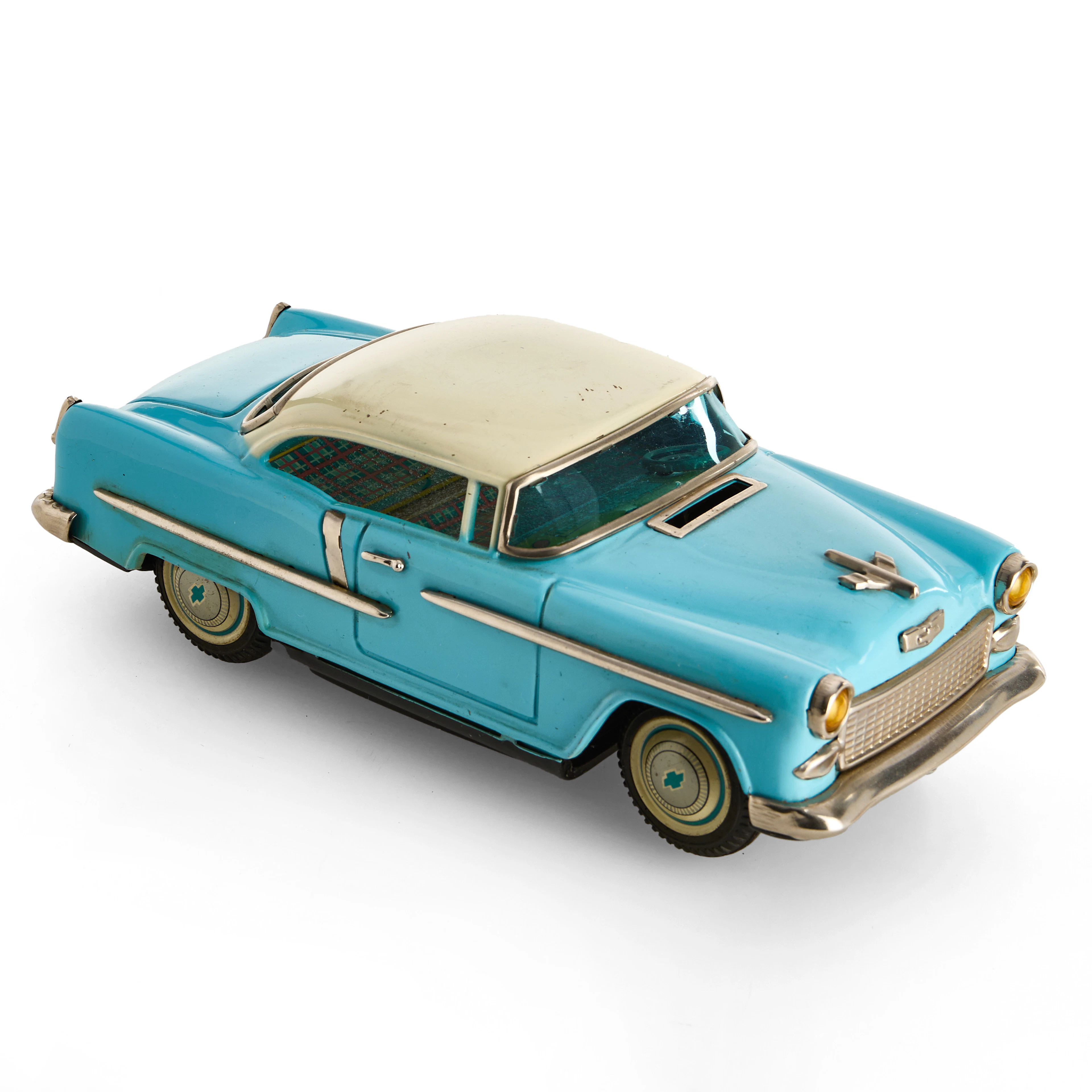 ICHIKO. Leksaksbil, "Coin Operated Battery Car No 9", Japan, 1950/60-tal.