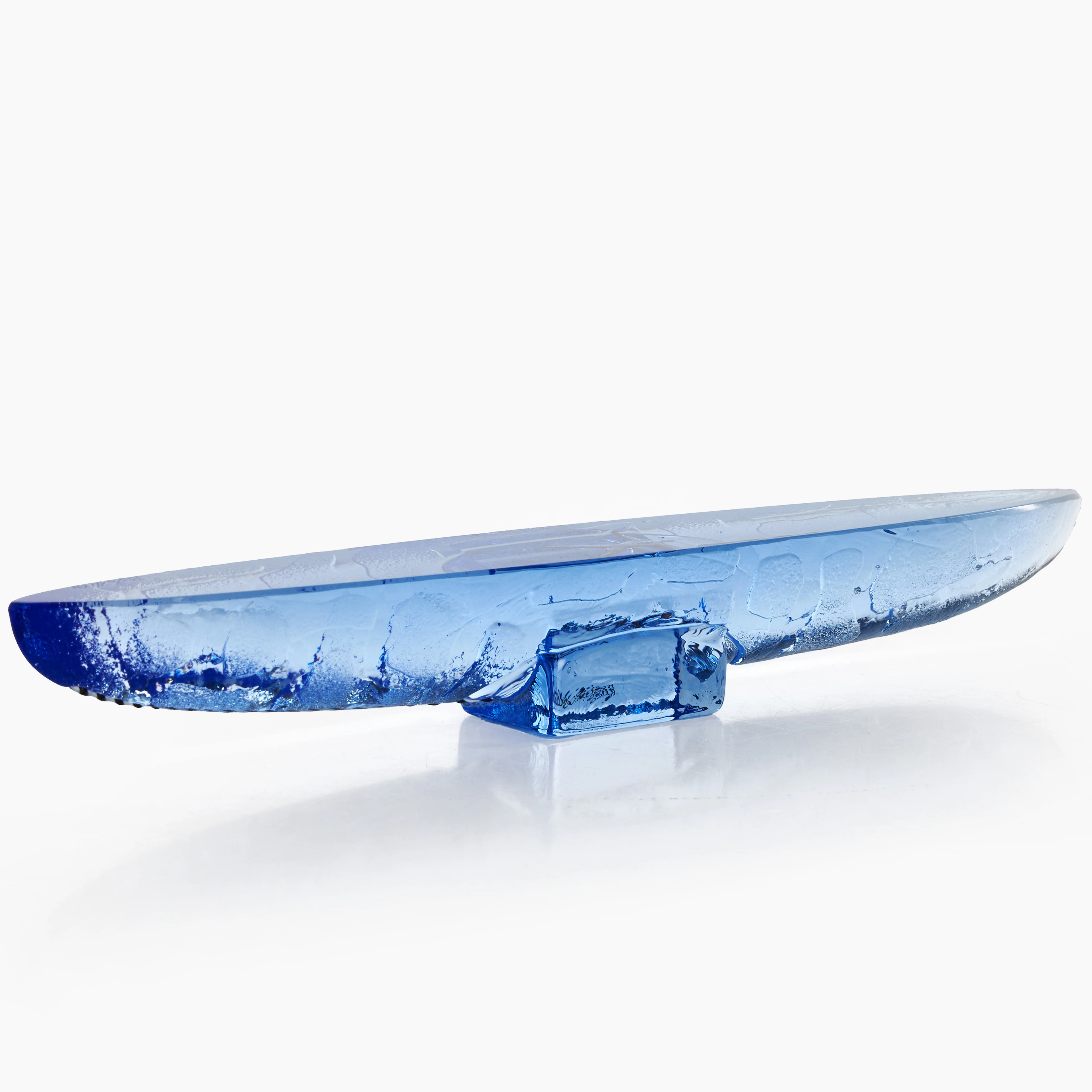 BERTIL VALLIEN. Skulptur, "Drifter", Kosta Boda, konstglas, signerad