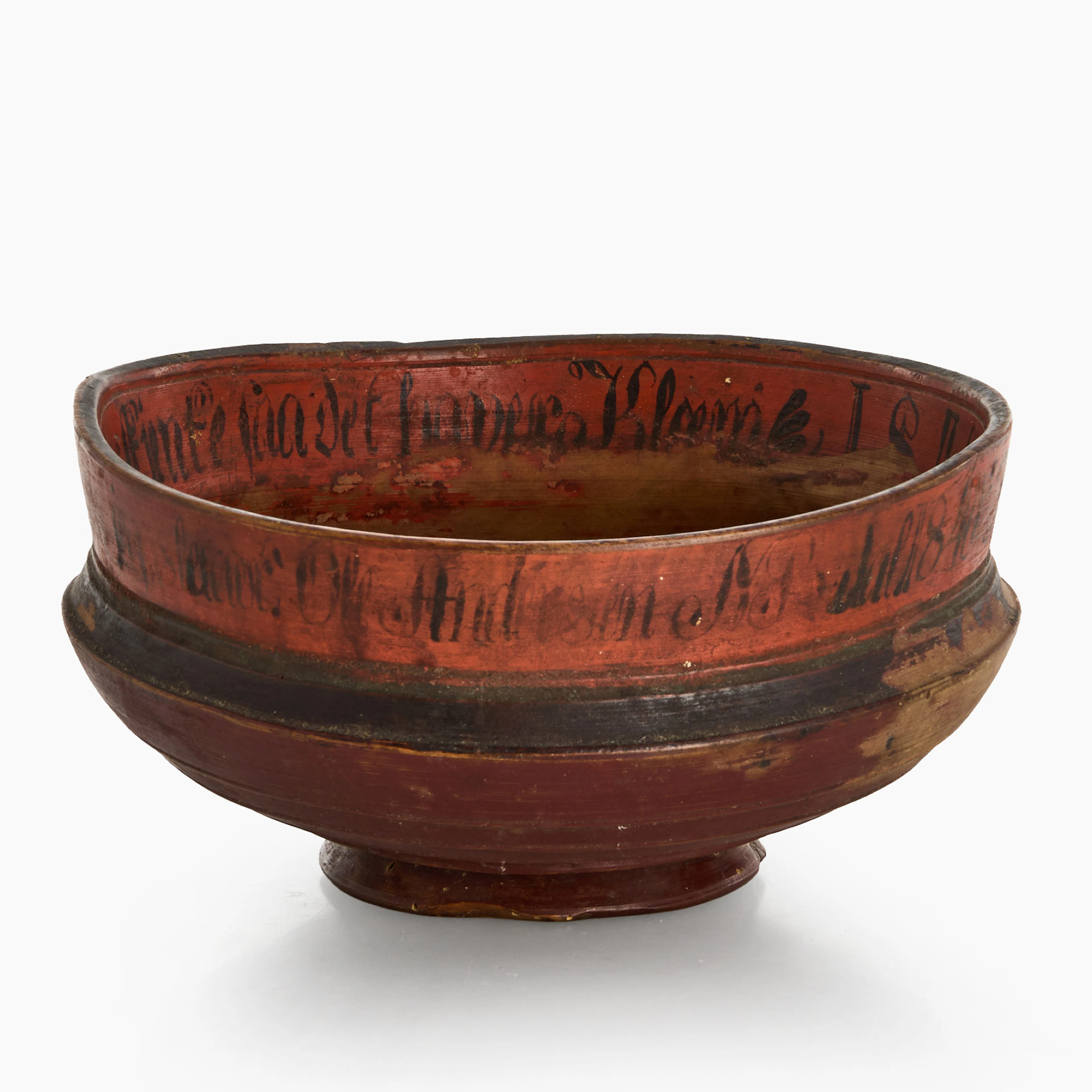 ÖLBOLLE, Norge, bemålat trä, 1800-talets första hälft.