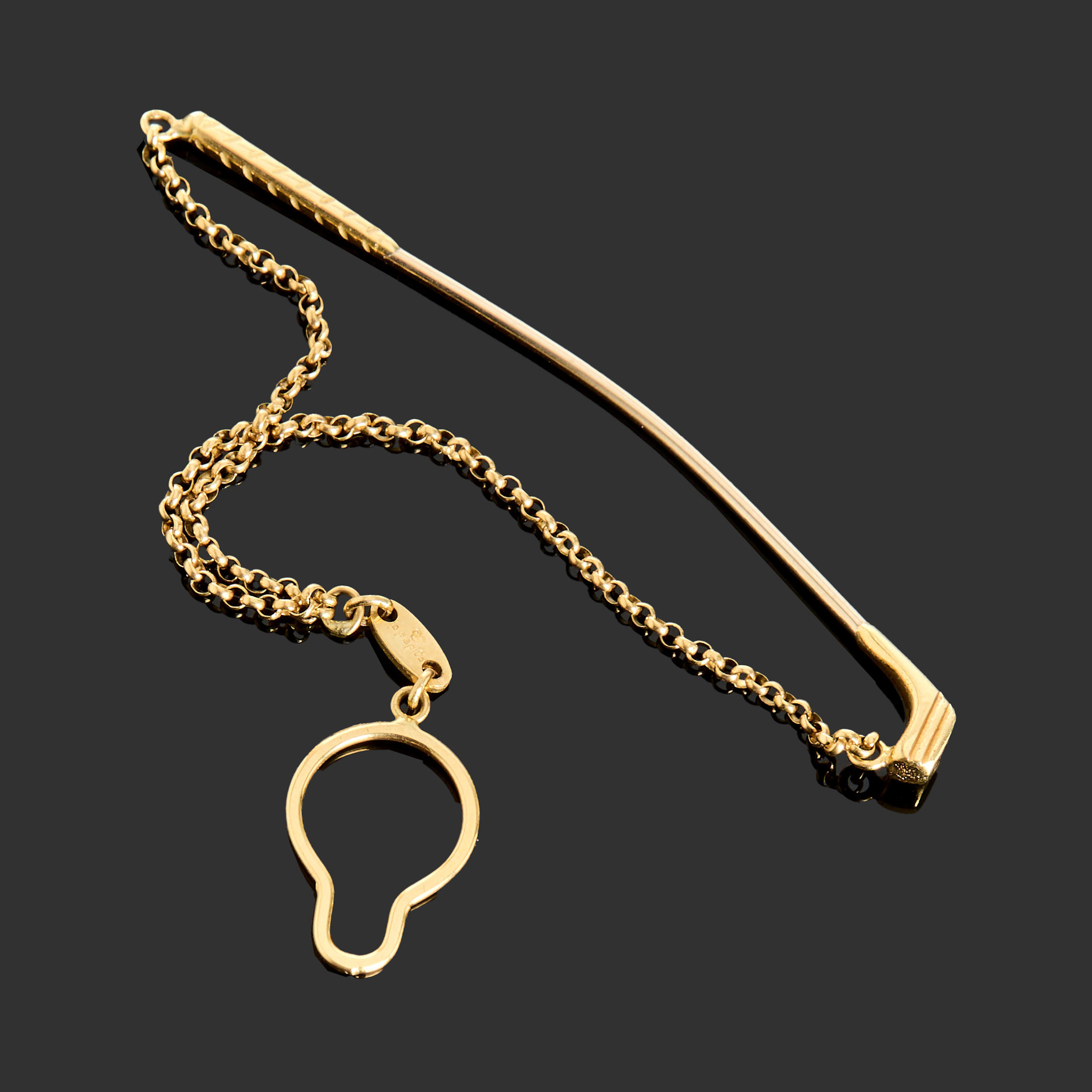 SLIPSHÅLLARE, 18k guld.