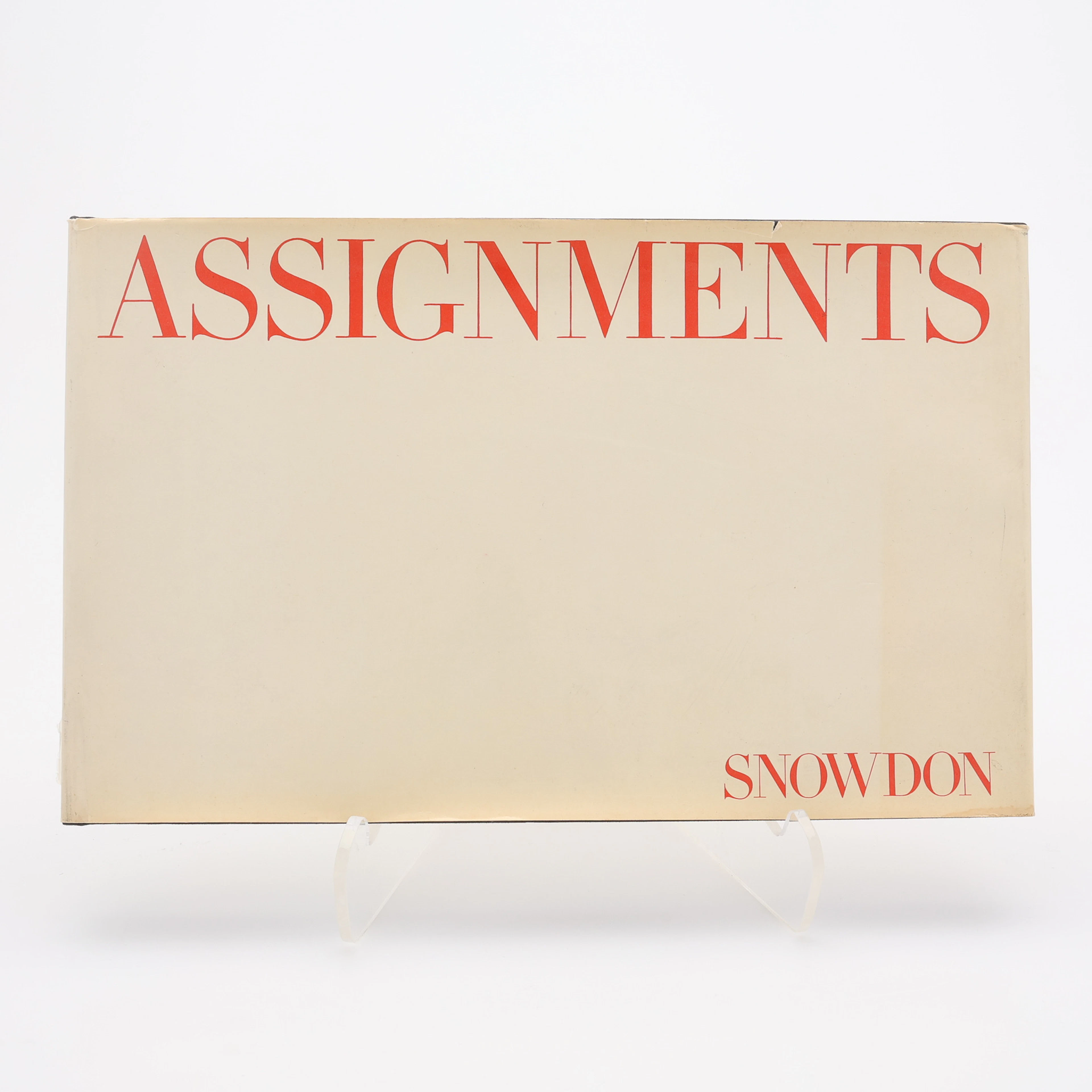 FOTO. DEN BRITTISKE FOTOGRAFEN LORD SNOWDONS "ASSIGNMENTS", 1972 -