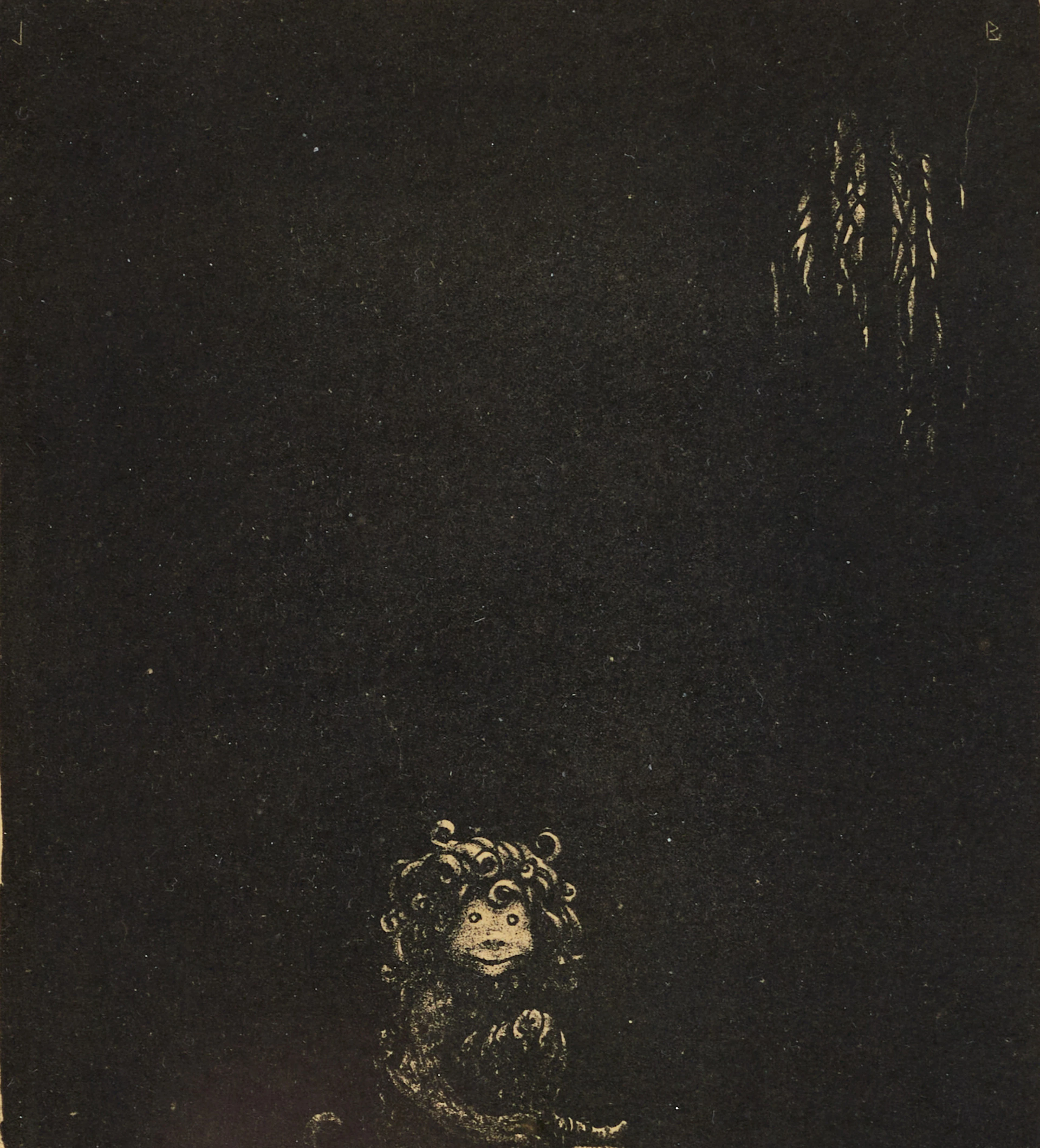 JOHN BAUER (Sverige, 1882-1918). "Humpe", originallitografi, No. 2