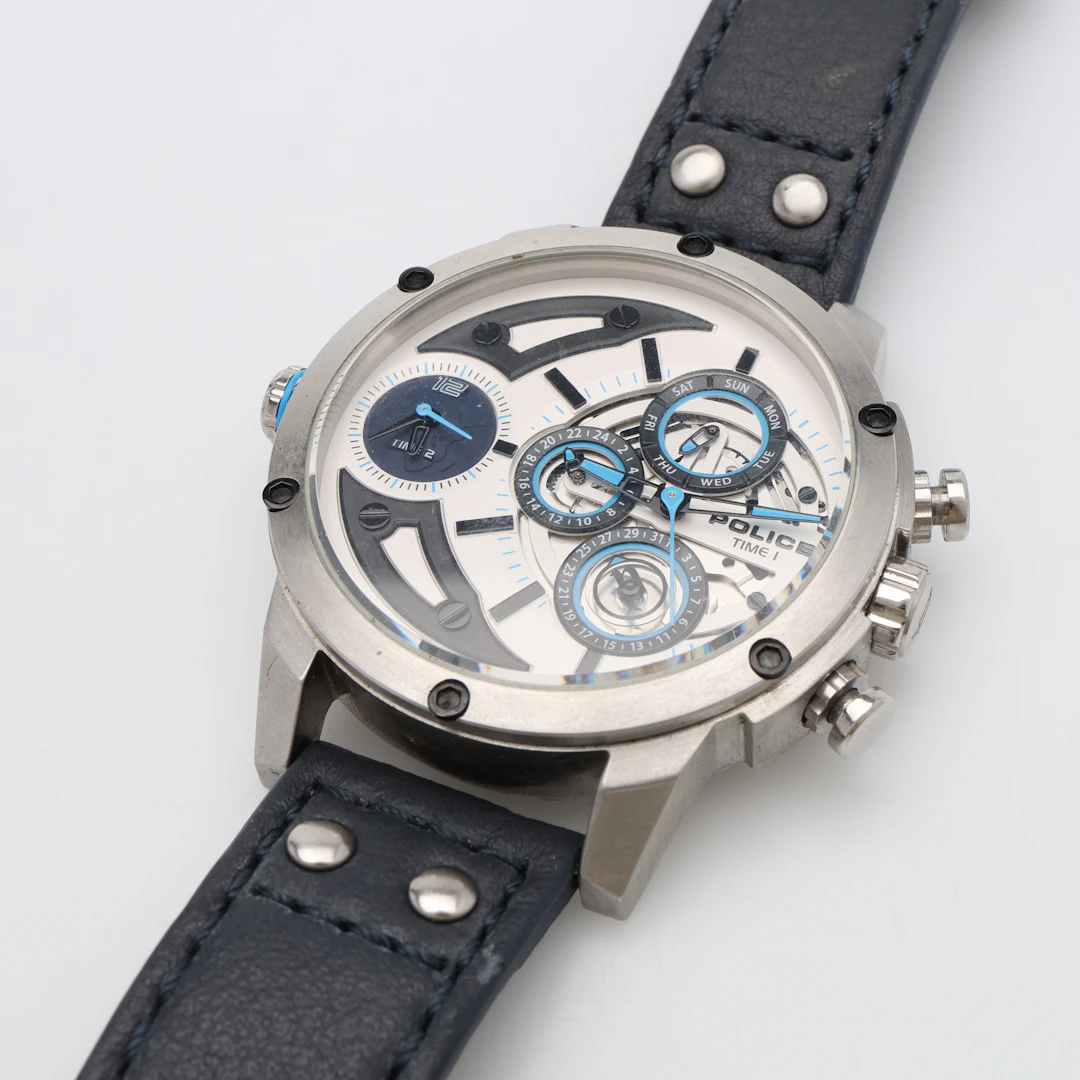 ARMBANDSUR, STÅL, POLICE SCYTHE, QUARTZ.