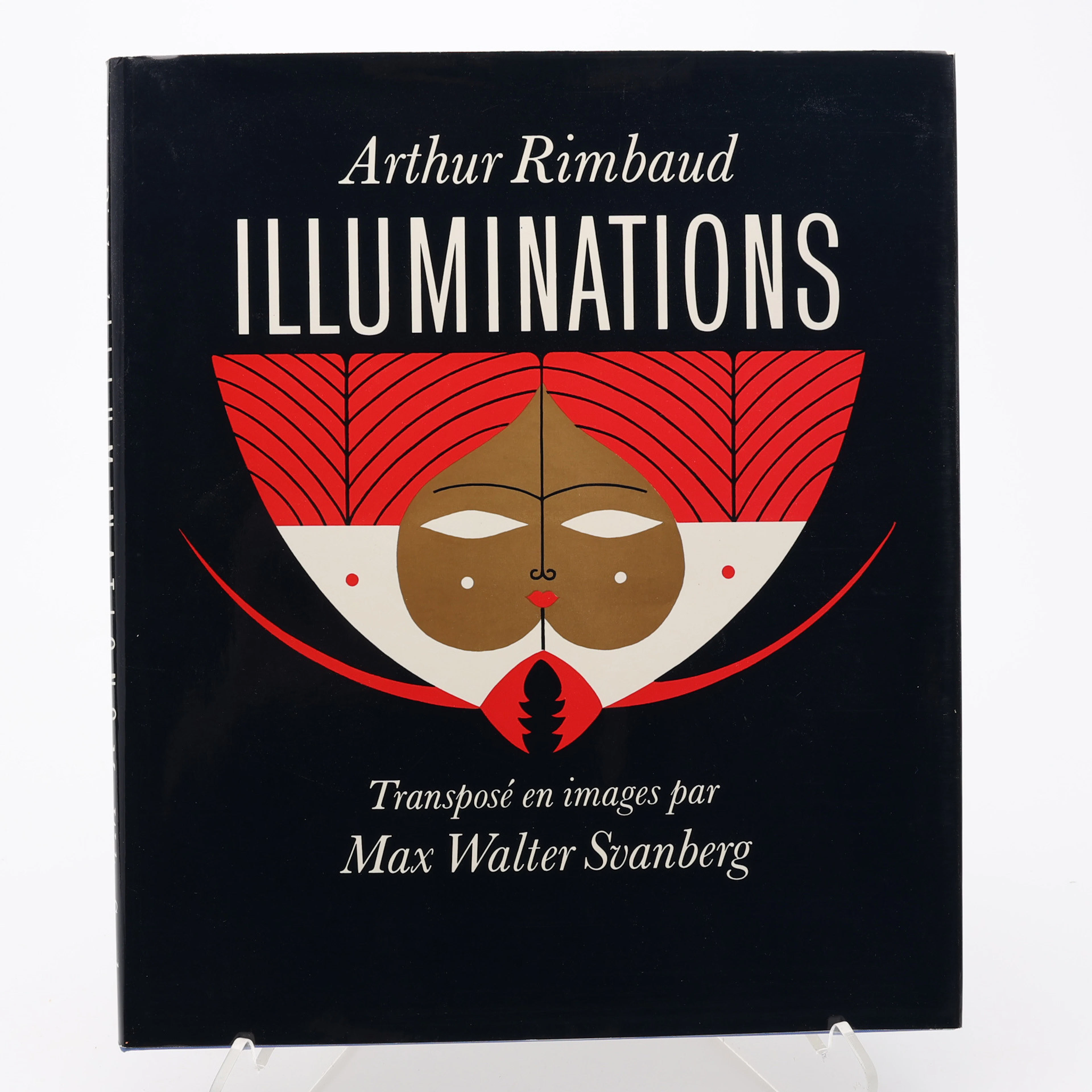 BIBLIOFILI. ARTHUR RIMBAUD'S ILLUMINATIONS 1964 MED EN SIGNERAD ORIGINALLITOGRAF