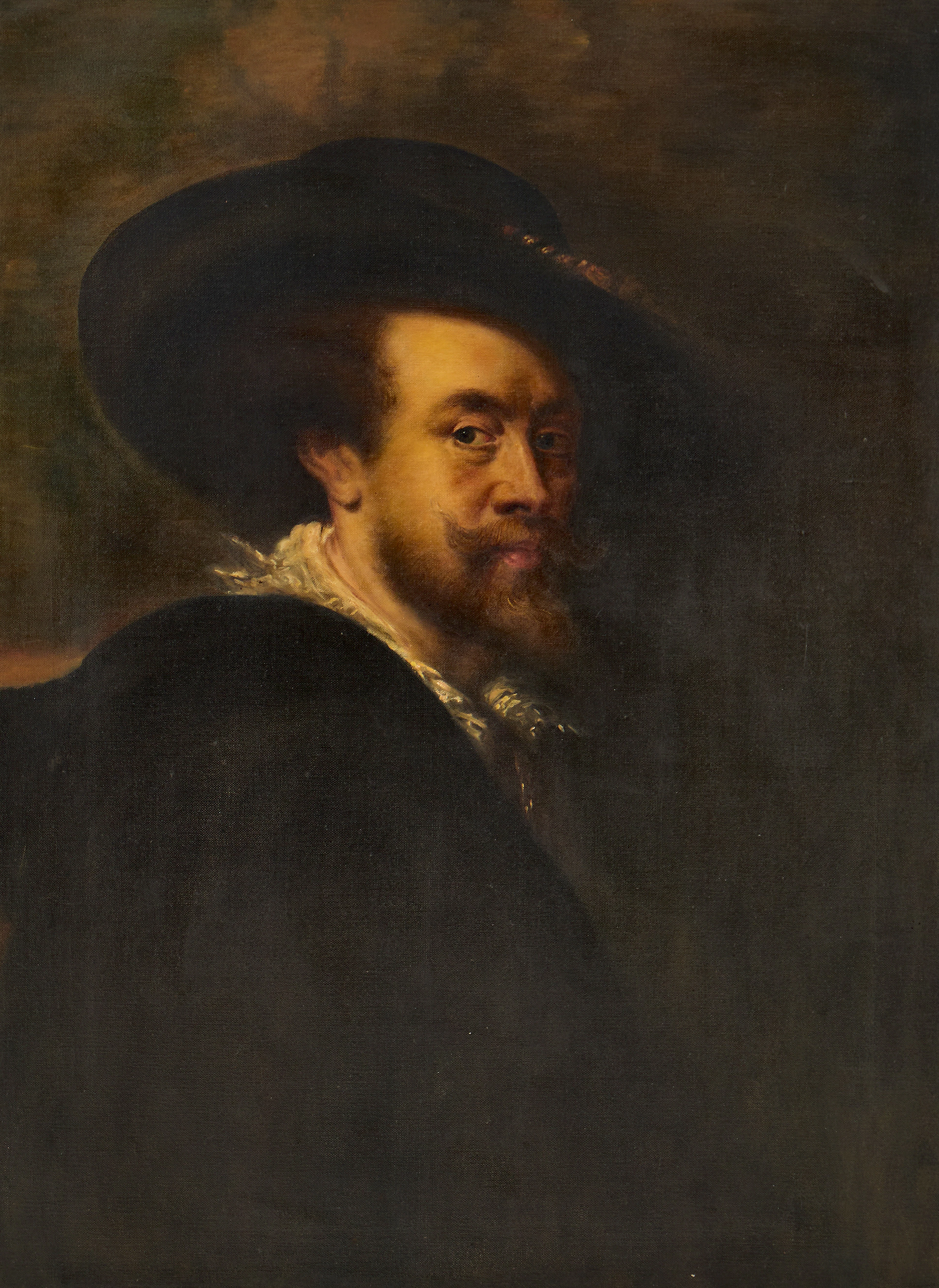 PETER PAUL RUBENS (Flandern, 1577-1640): Kopia efter, Självporträtt