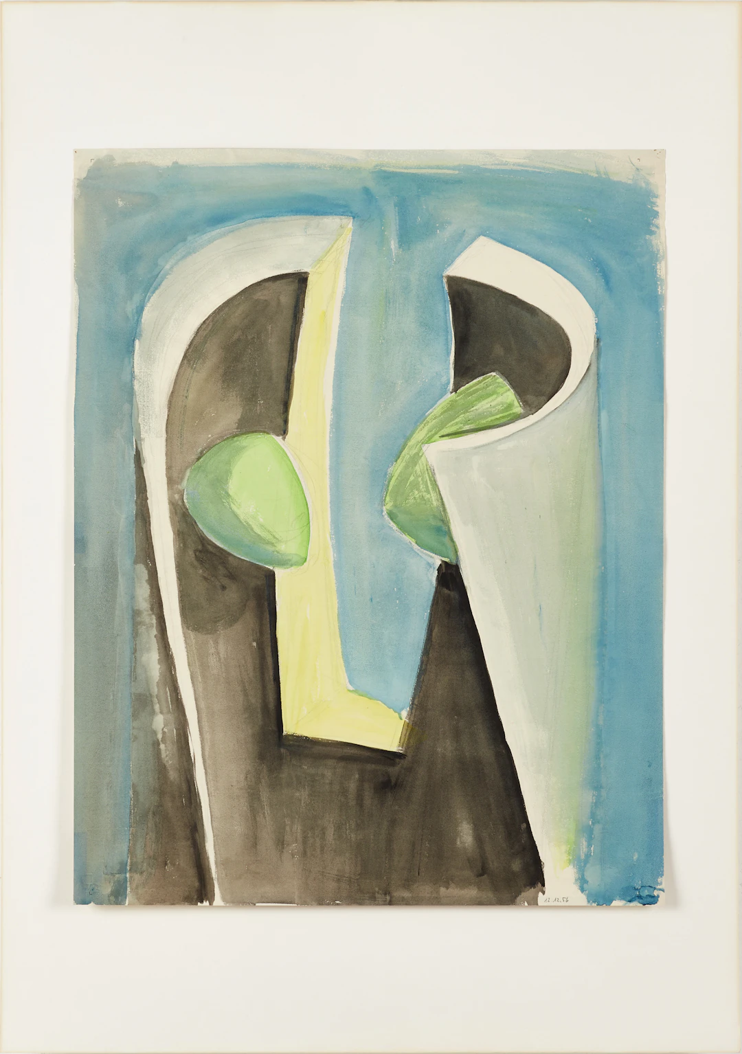 HEINZ SEVENICH (Aachen/Tyskland 1935-2023). Geometrisk komposition