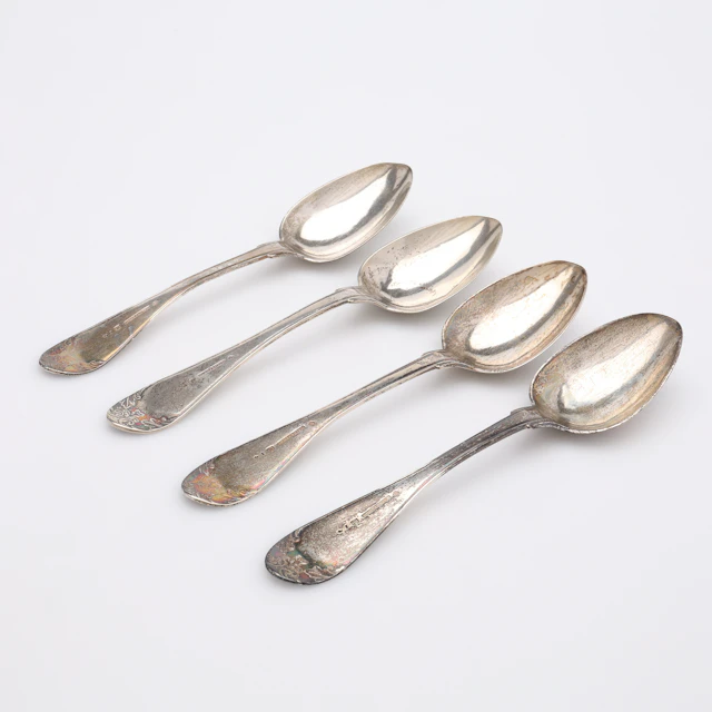 SKEDAR, FYRA STYCKEN, SILVER, G. LINDEGREN, HELSINGBORG, 1839.