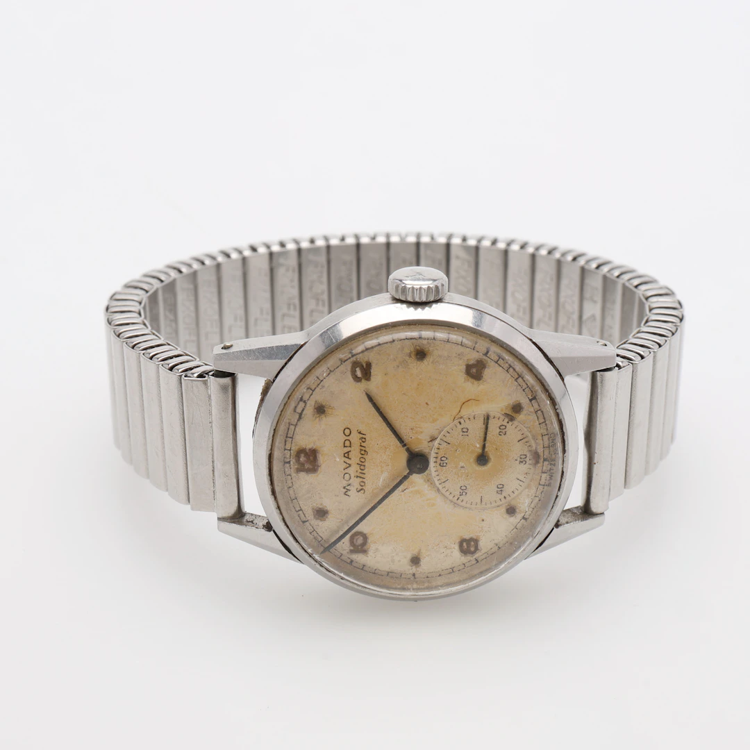 HERRARMBANDSUR, MOVADO, "SOLIDOGRAF", 1940-TAL.