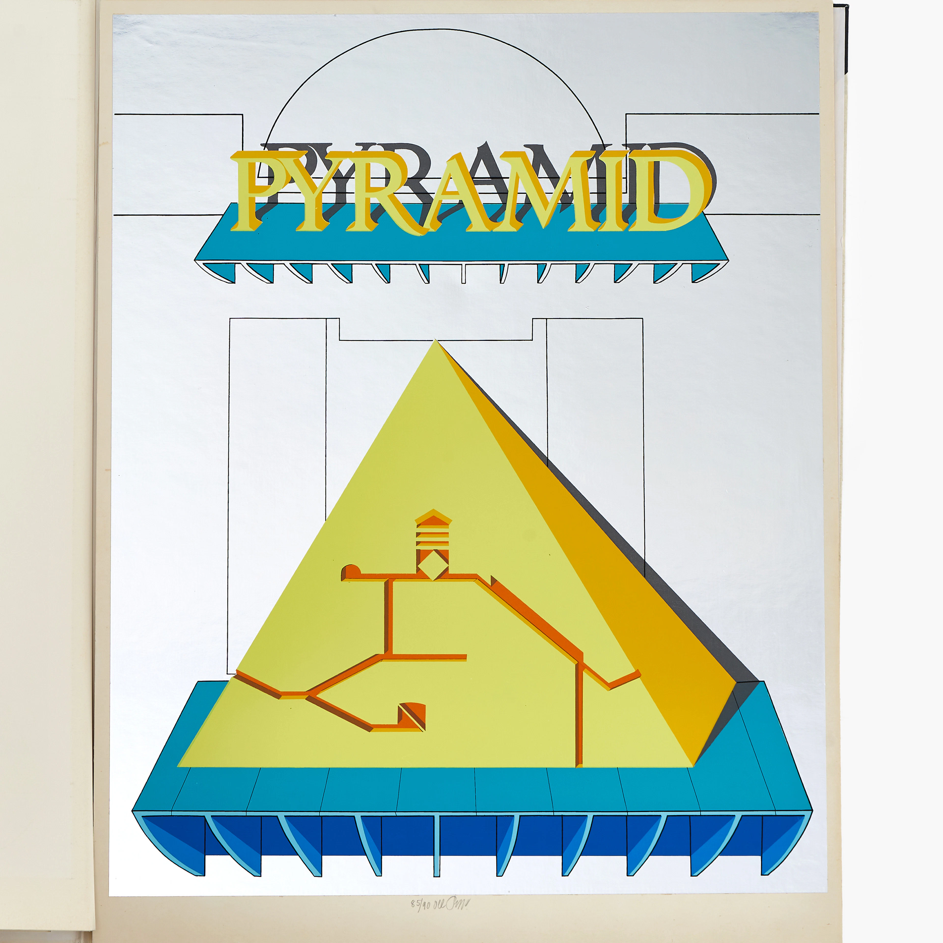 LUCIO DEL PEZZO (ITALIEN, 1933-2020). Mapp "Östermalm Suite", 5 blad