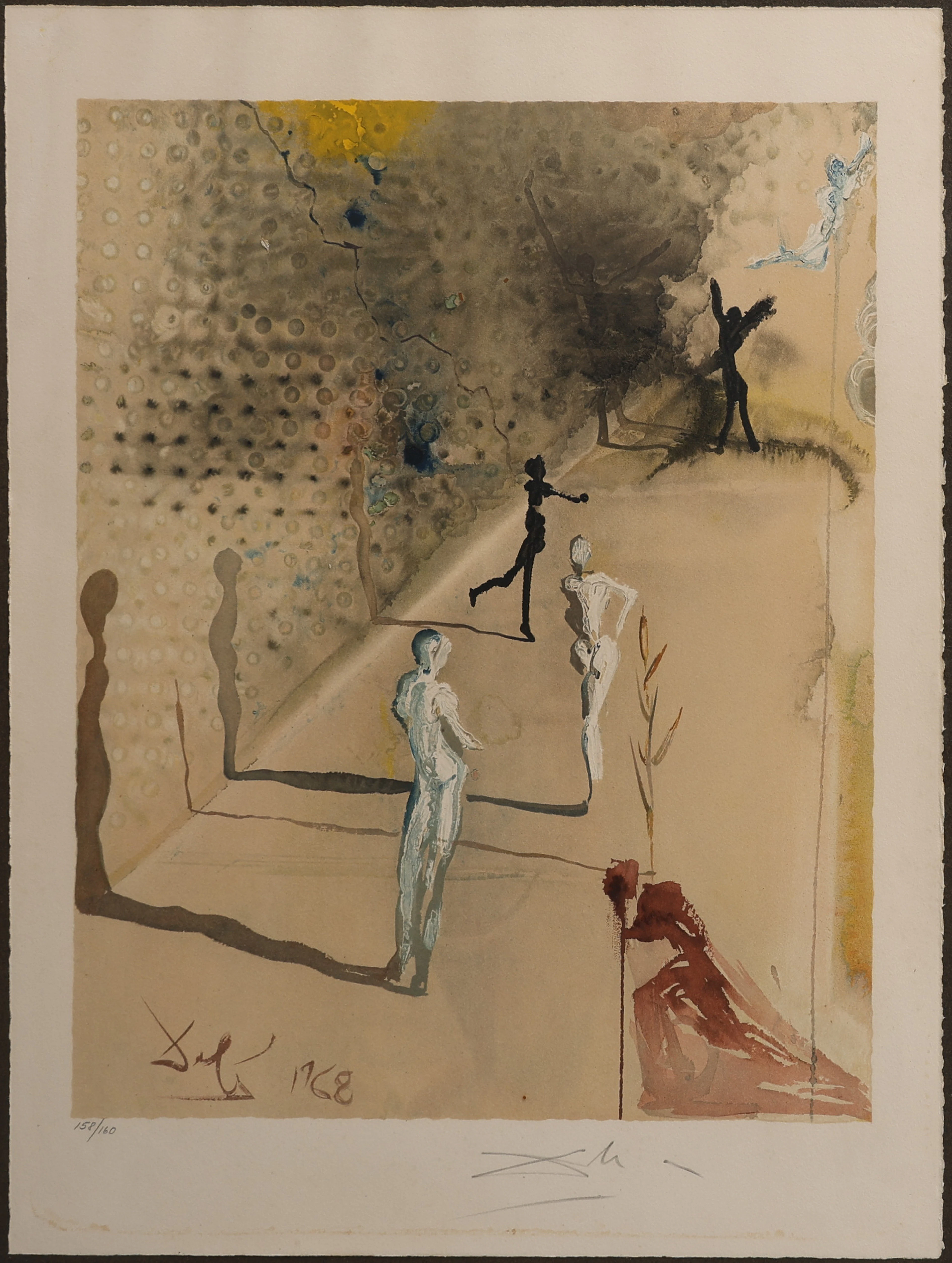 SALVADOR DALÍ. LITOGRAFI, ALL'S WELL THAT ENDS WELL" UR "THREE PLAYS