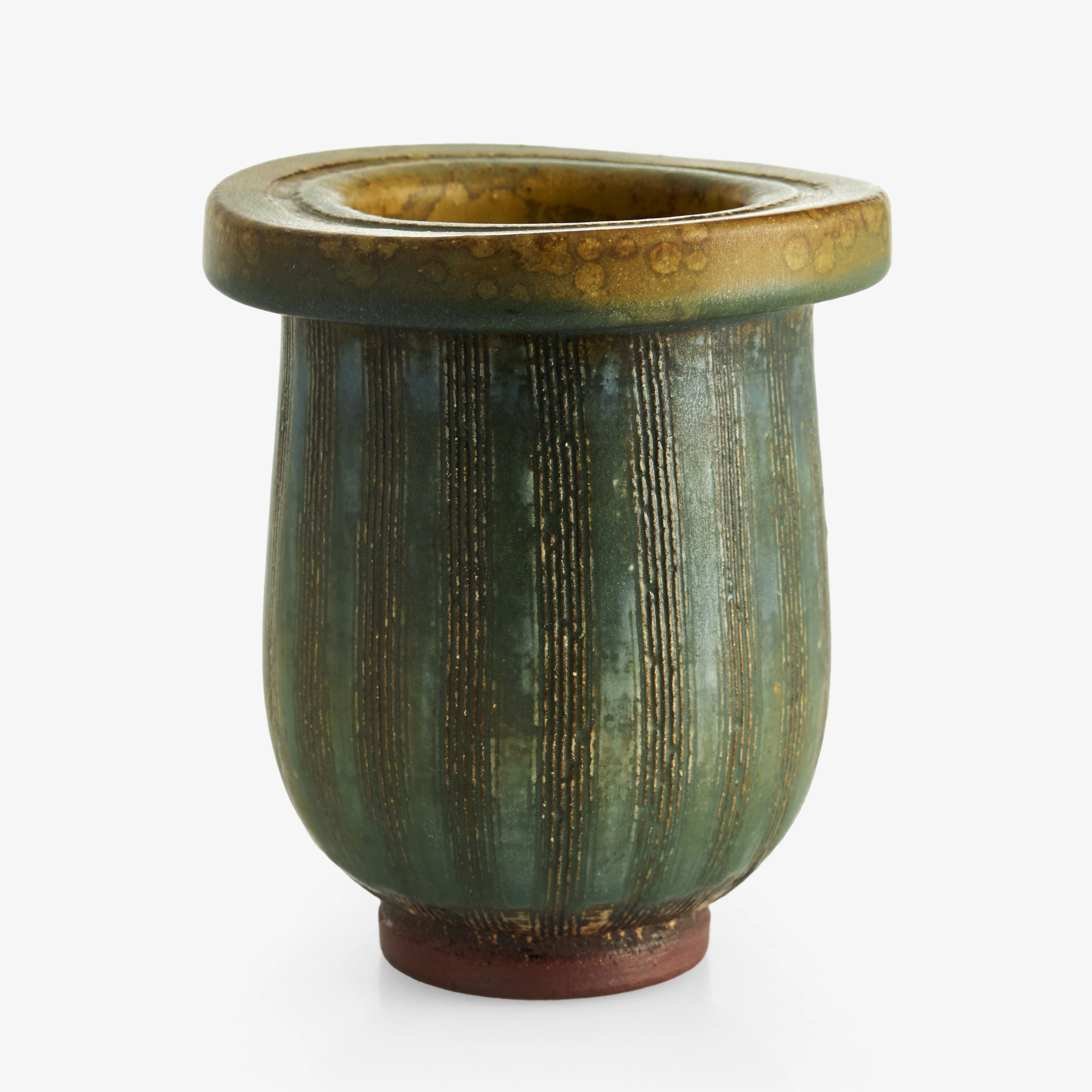 WILHELM KÅGE (1889–1960). Vas, "Farsta", Gustavsbergs Studio, signerad
