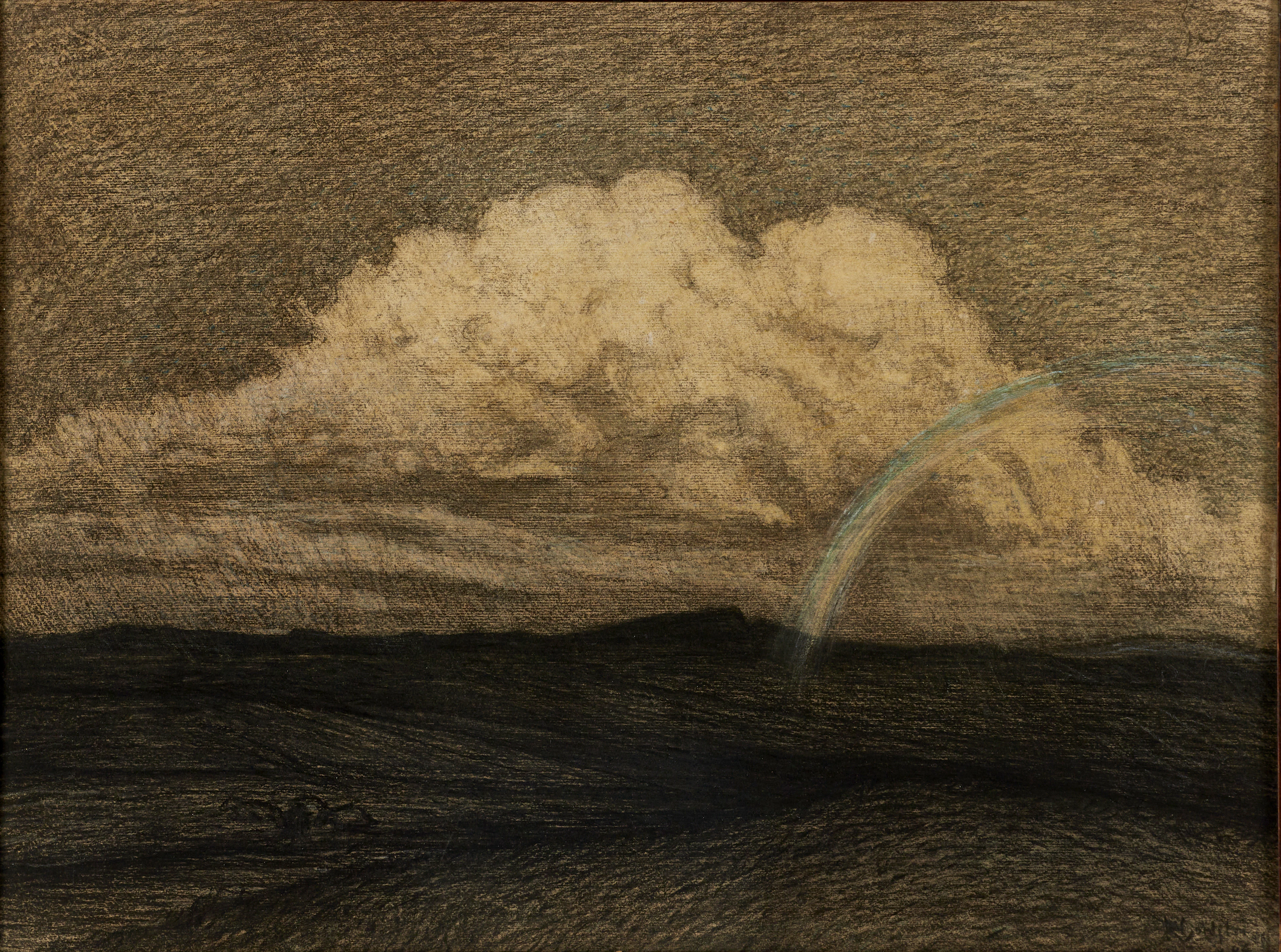 KARL NORDSTRÖM (Tjörn 1855-1923 Drottningholm). "Molnet", signerad