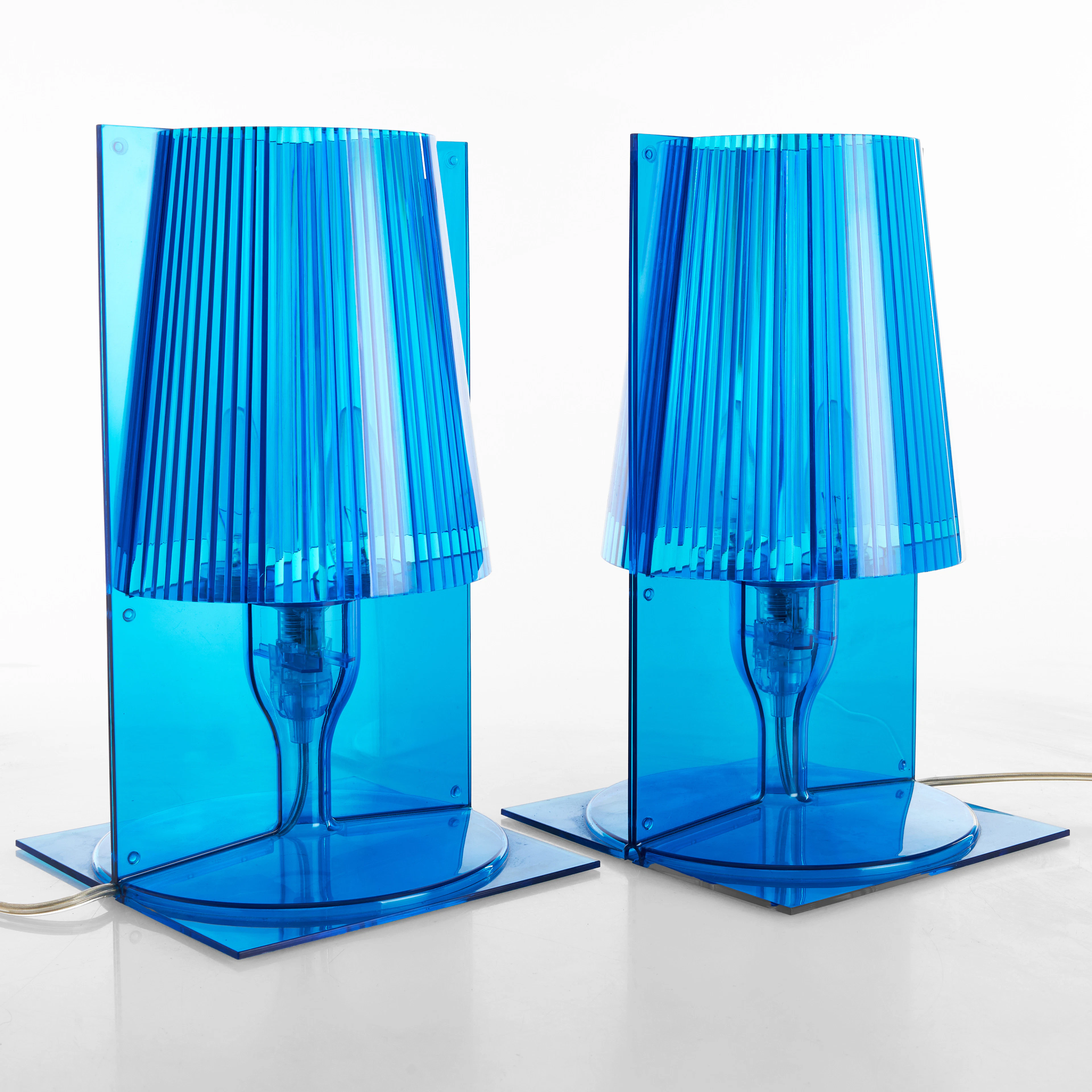 FERRUCCIO LAVIANI, bordlampor / nattduksbordslampor, "Take", 1 par