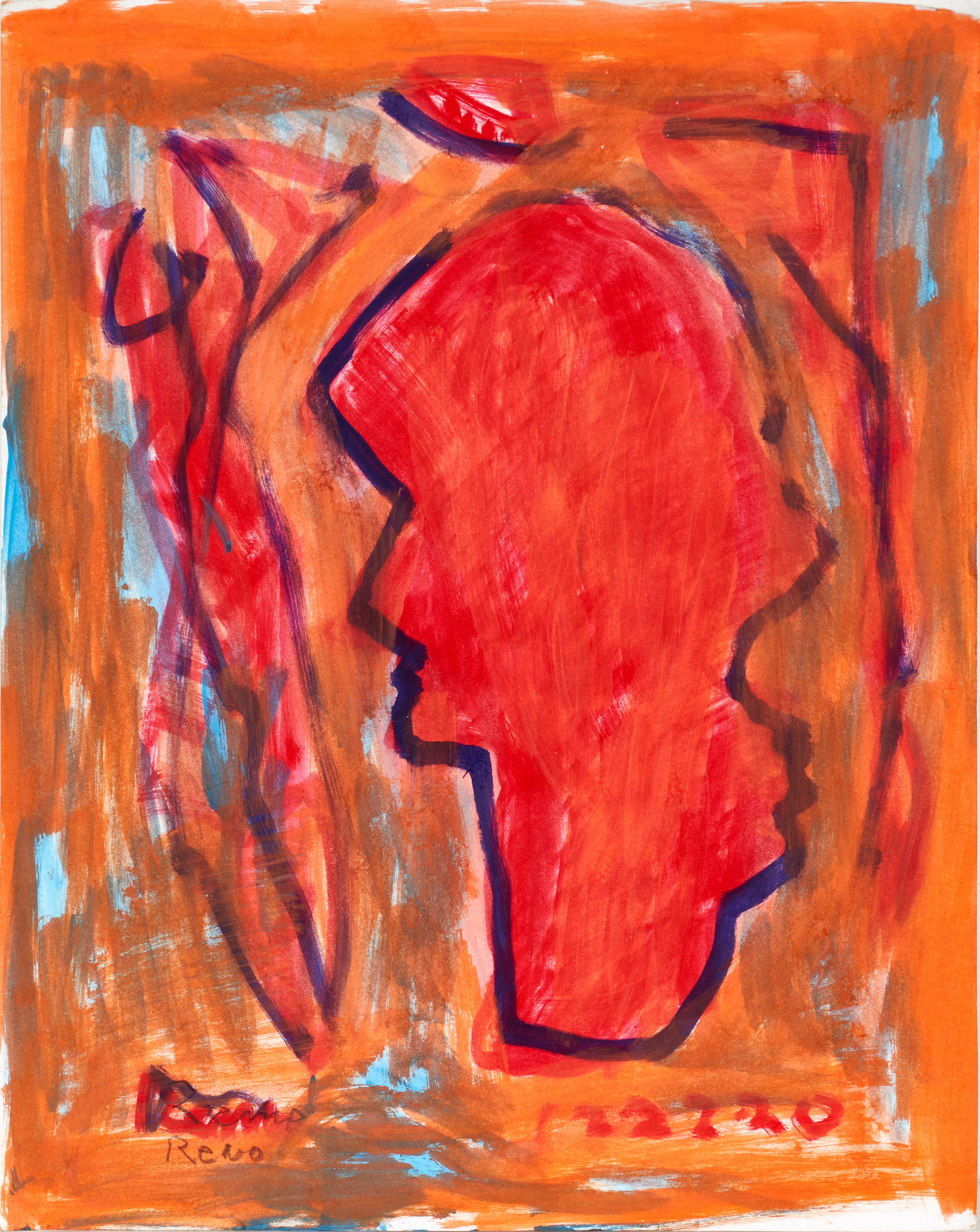 JOSEPH RENO (född i Seattle, Wa, USA 1943), signerad, tempera, gouache