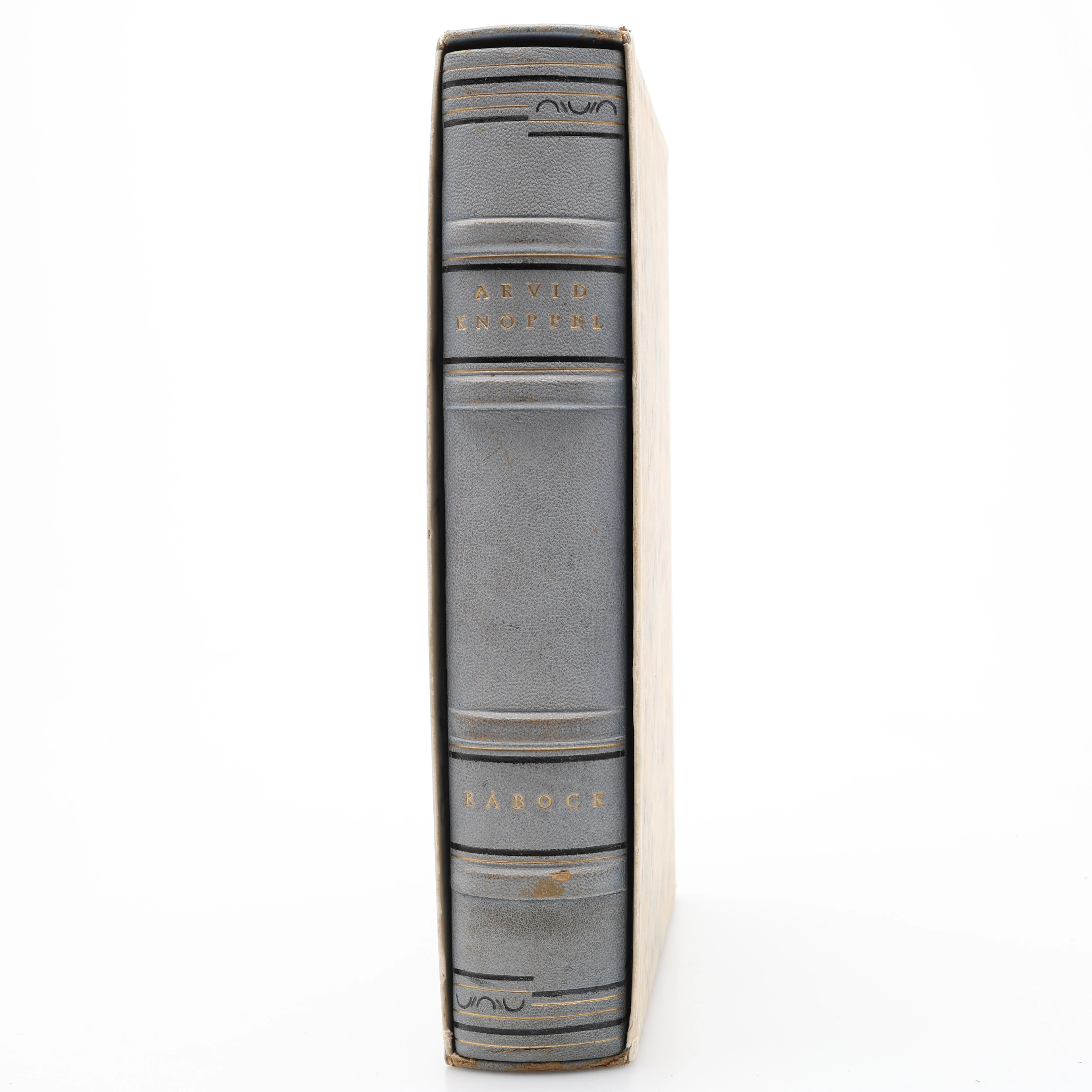 BIBLIOFILI. ARVID KNÖPPELS RÅBOCK 1941 MED TVÅ ORIGINALLITOGRAFIER