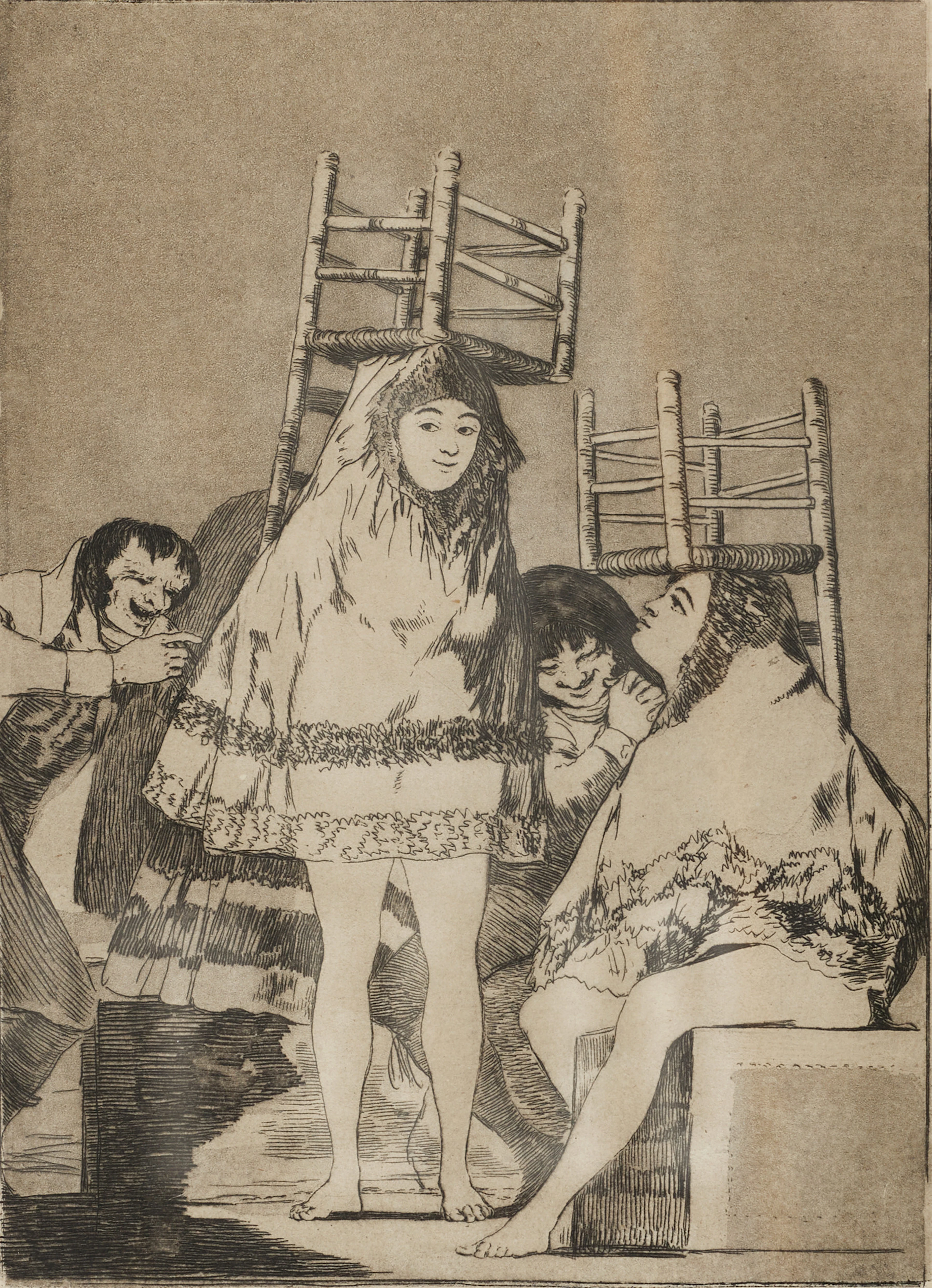 FRANCISCO GOYA (1746-1828). EFTER. ”Ya tienen asiento” (no 26) ur