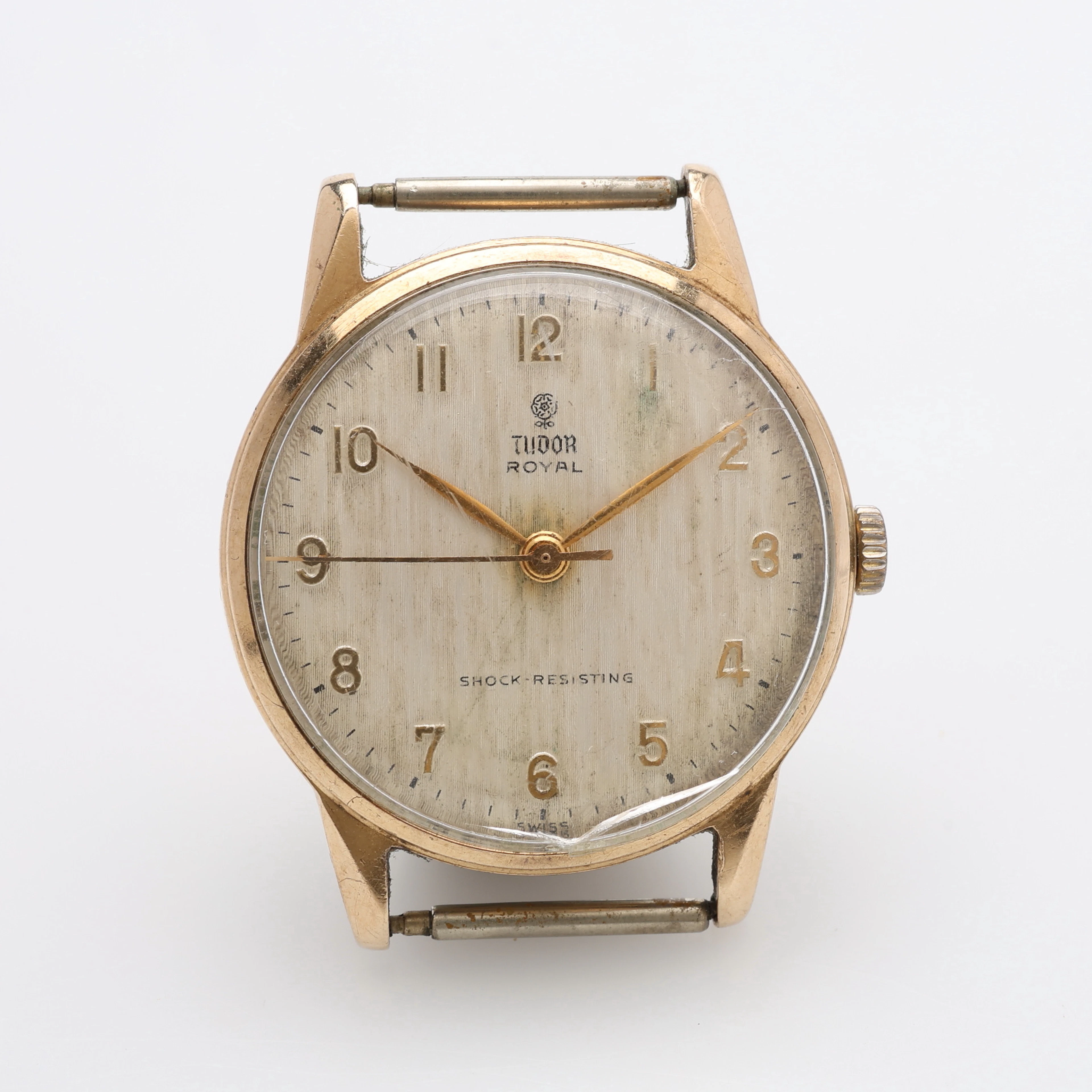 ARMBANDSUR, 9K GULD, TUDOR, MANUELLT UPPDRAG, OMKRING 1900-TALETS MITT.