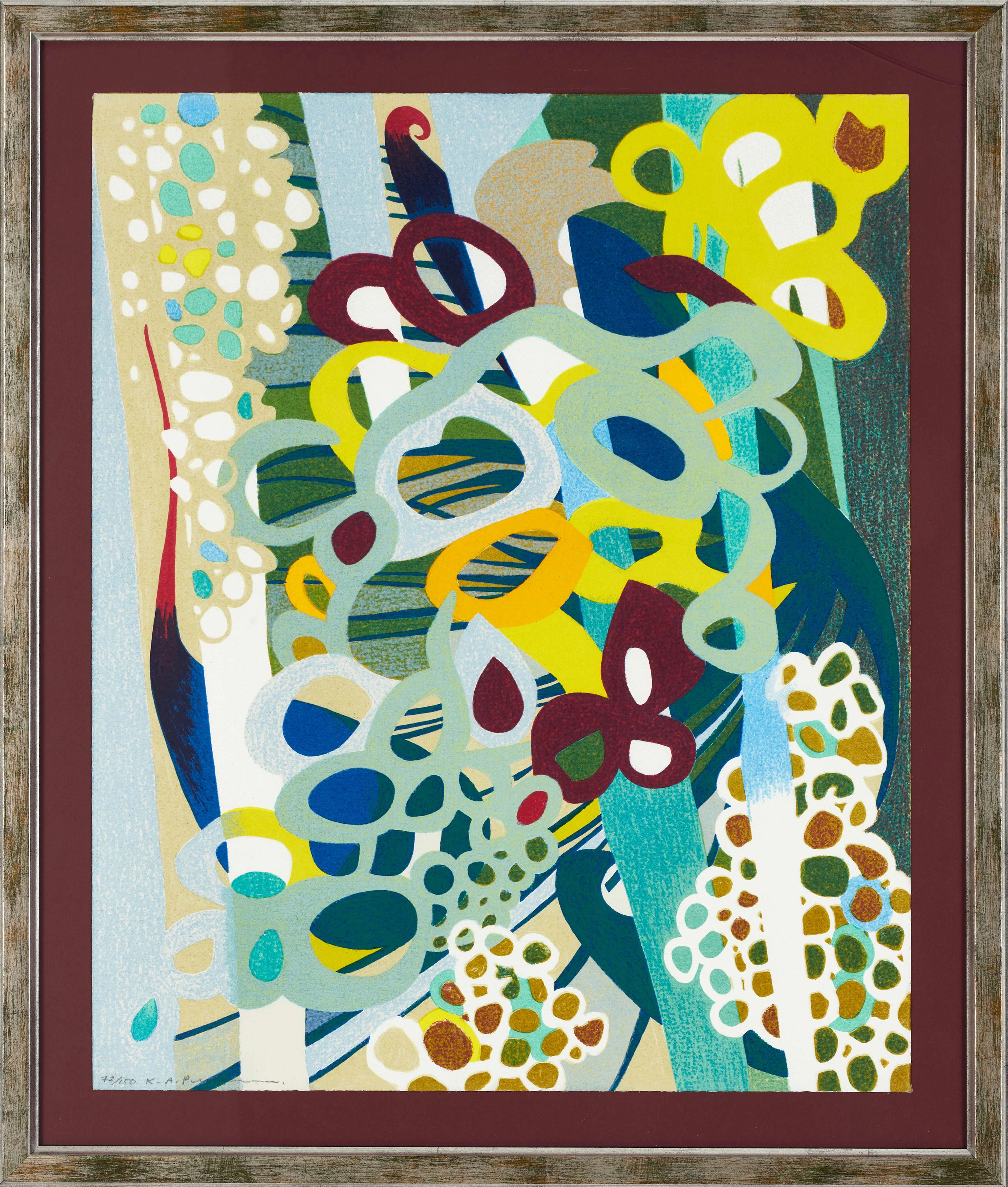 KARL AXEL PEHRSON (1921-2005). Abstrakt komposition, signerad och