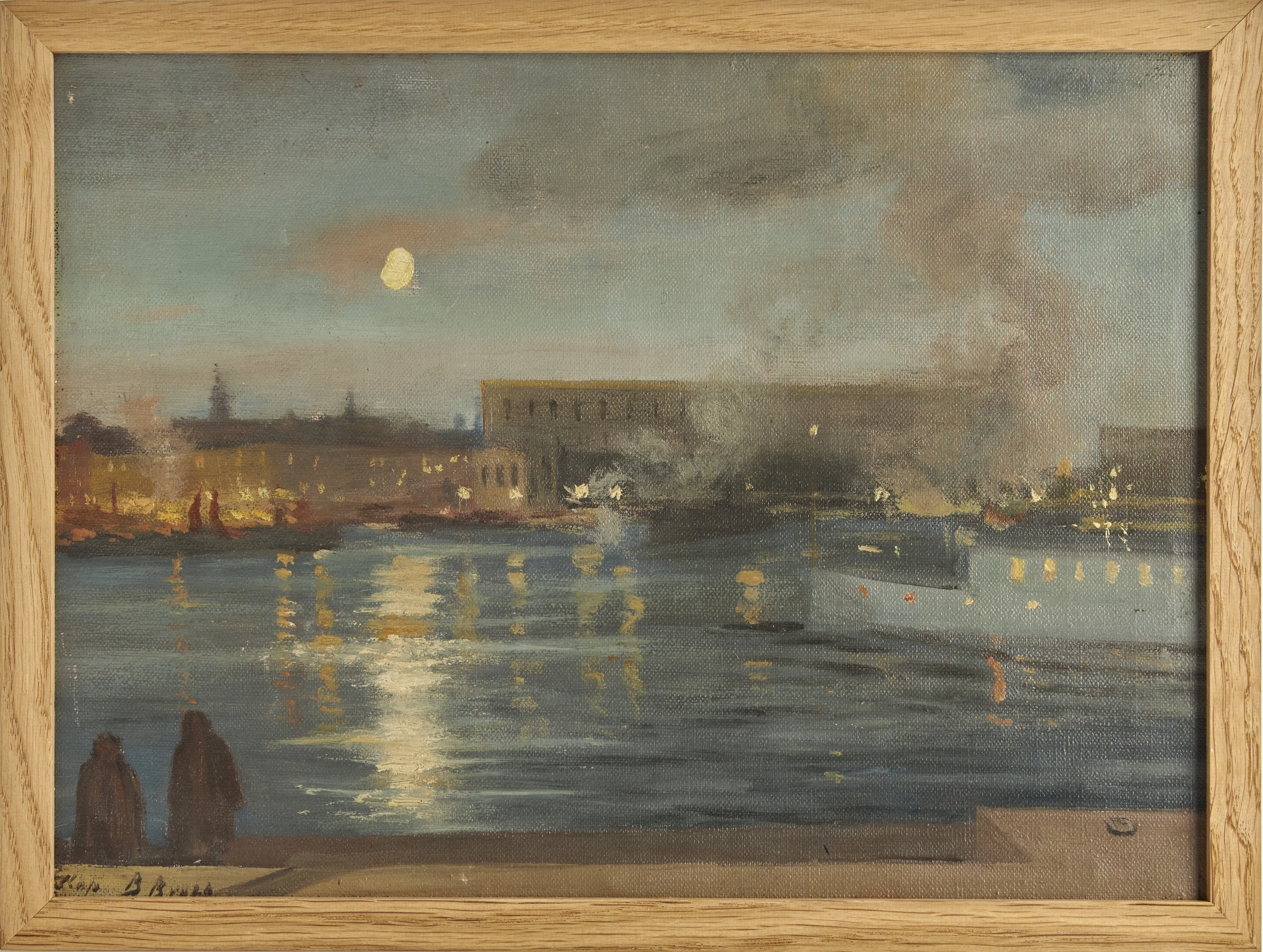 STOCKHOLM SLOTT, William Blair Bruce, kopia efter, stämplad Nationalmuseum