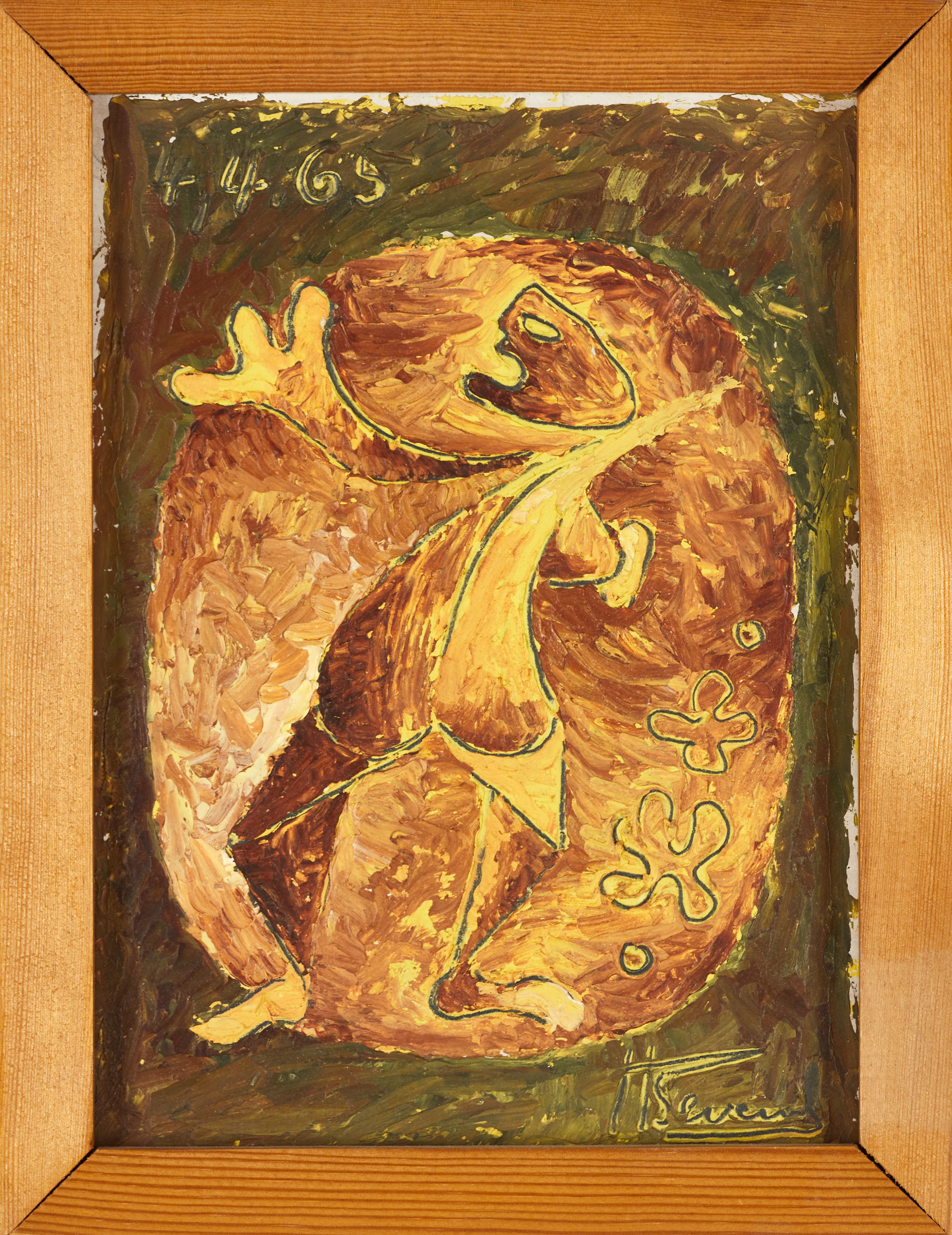 HEINZ SEVENICH (Aachen/Tyskland 1935-2023). Figurkomposition, signerad
