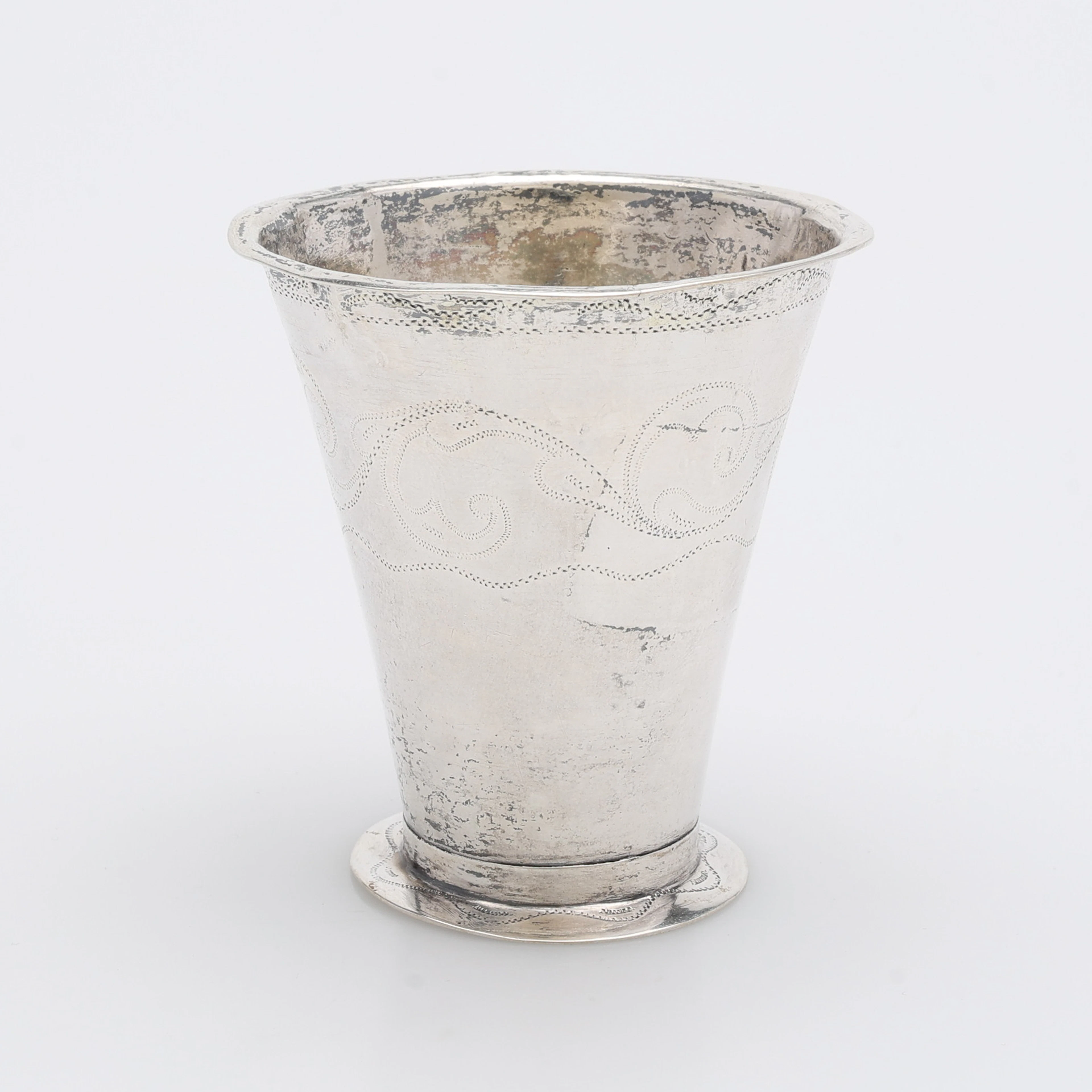 FREDRIK NYMANSSON (1807-1846) BÄGARE, silver, Kristinehamn, fräcklad