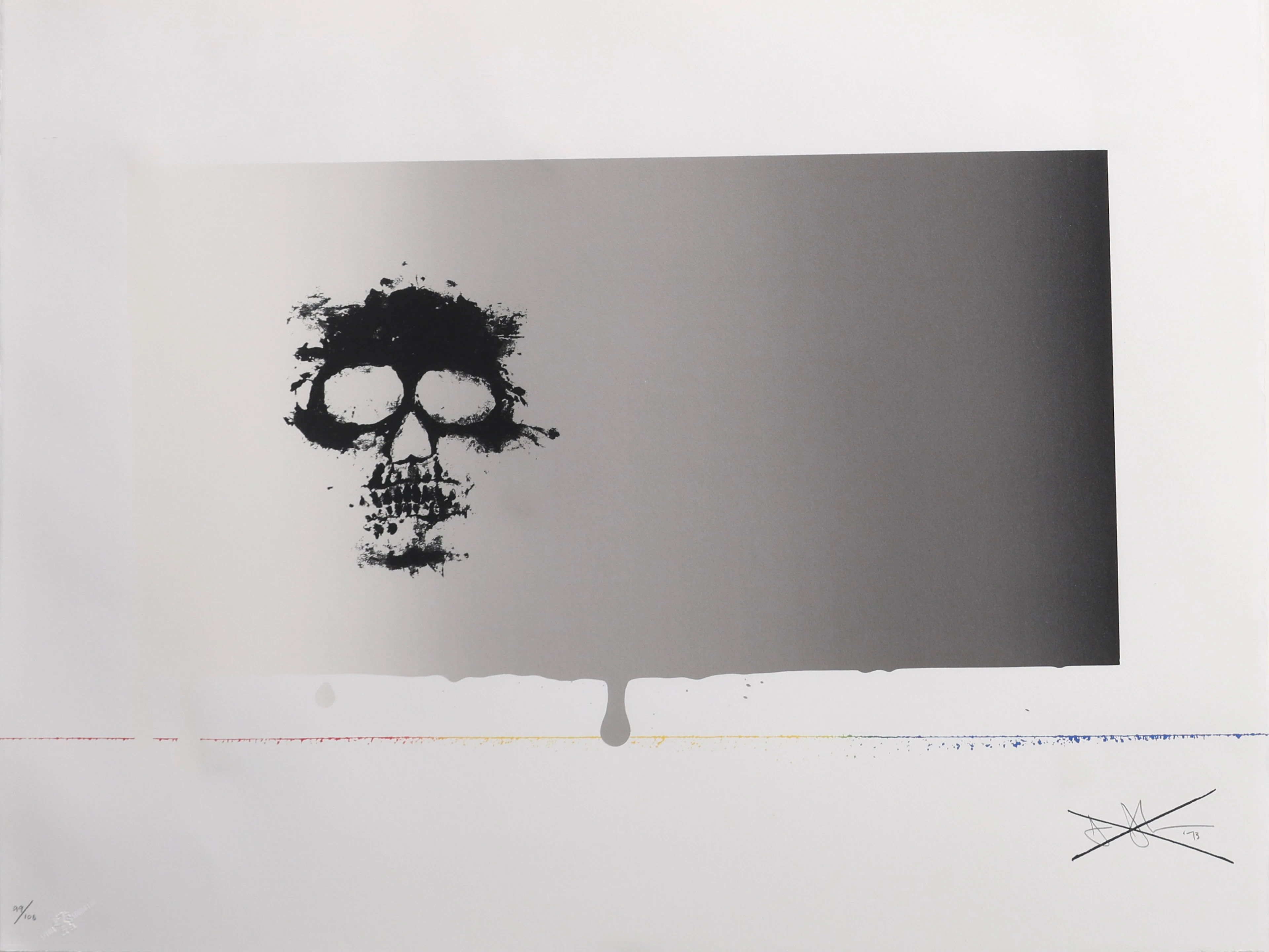 JASPER JOHNS (FÖDD 1930). UR "REALITY AND PARADOXES", 1973.