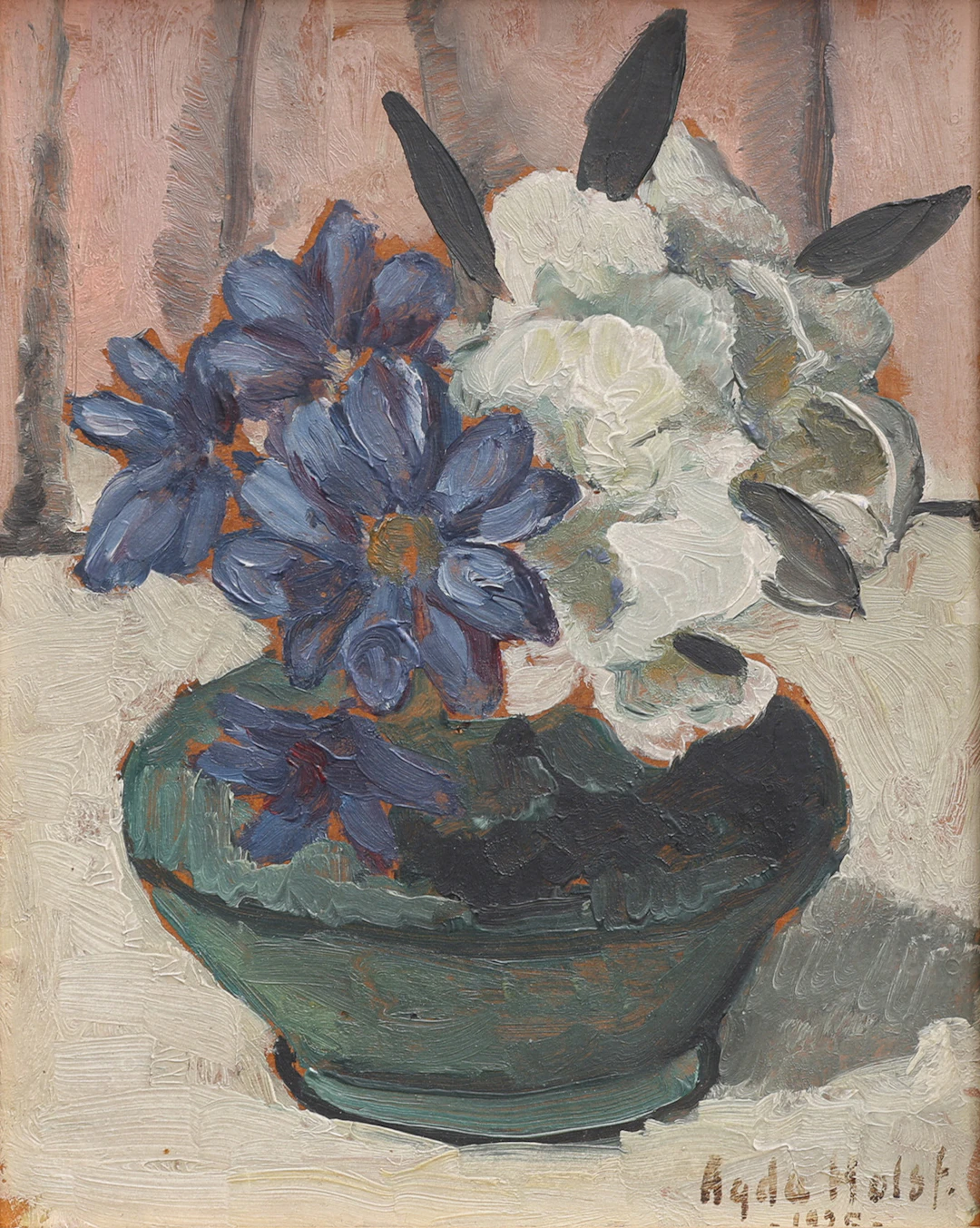 AGDA HOLST. BLOMSTERSTILLEBEN.