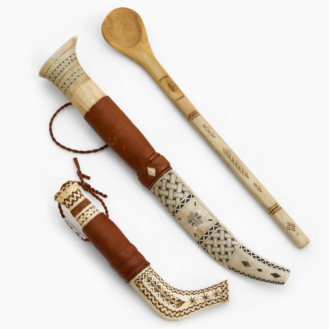 HALVHORNSKNIVAR 2 st, SLEV, samearbeten, bl.a. Per Henrik Simma och