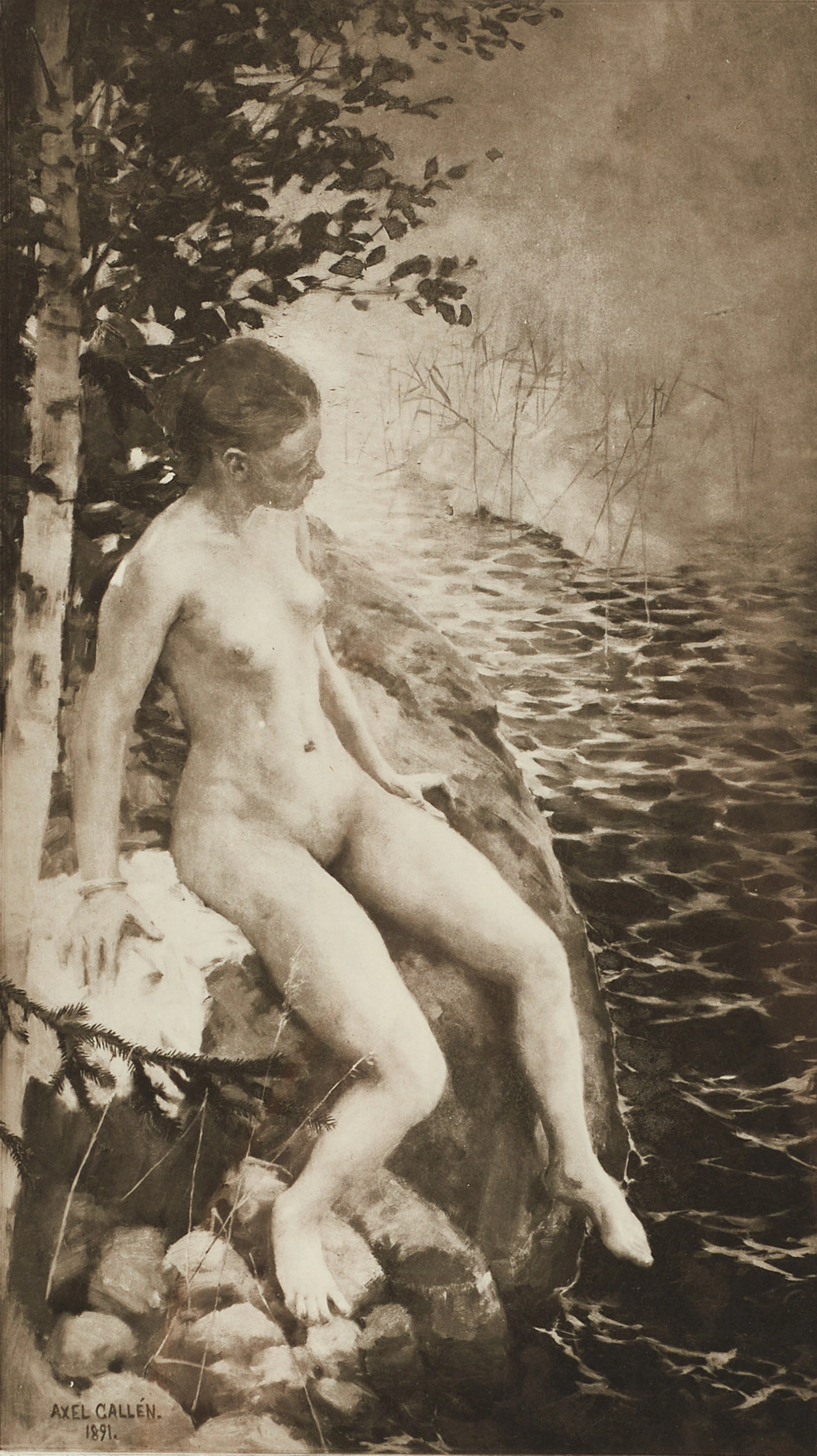 AKSELI GALLEN-KALLELA (Finland, 1907-1931), efter, "Aino legenden".
