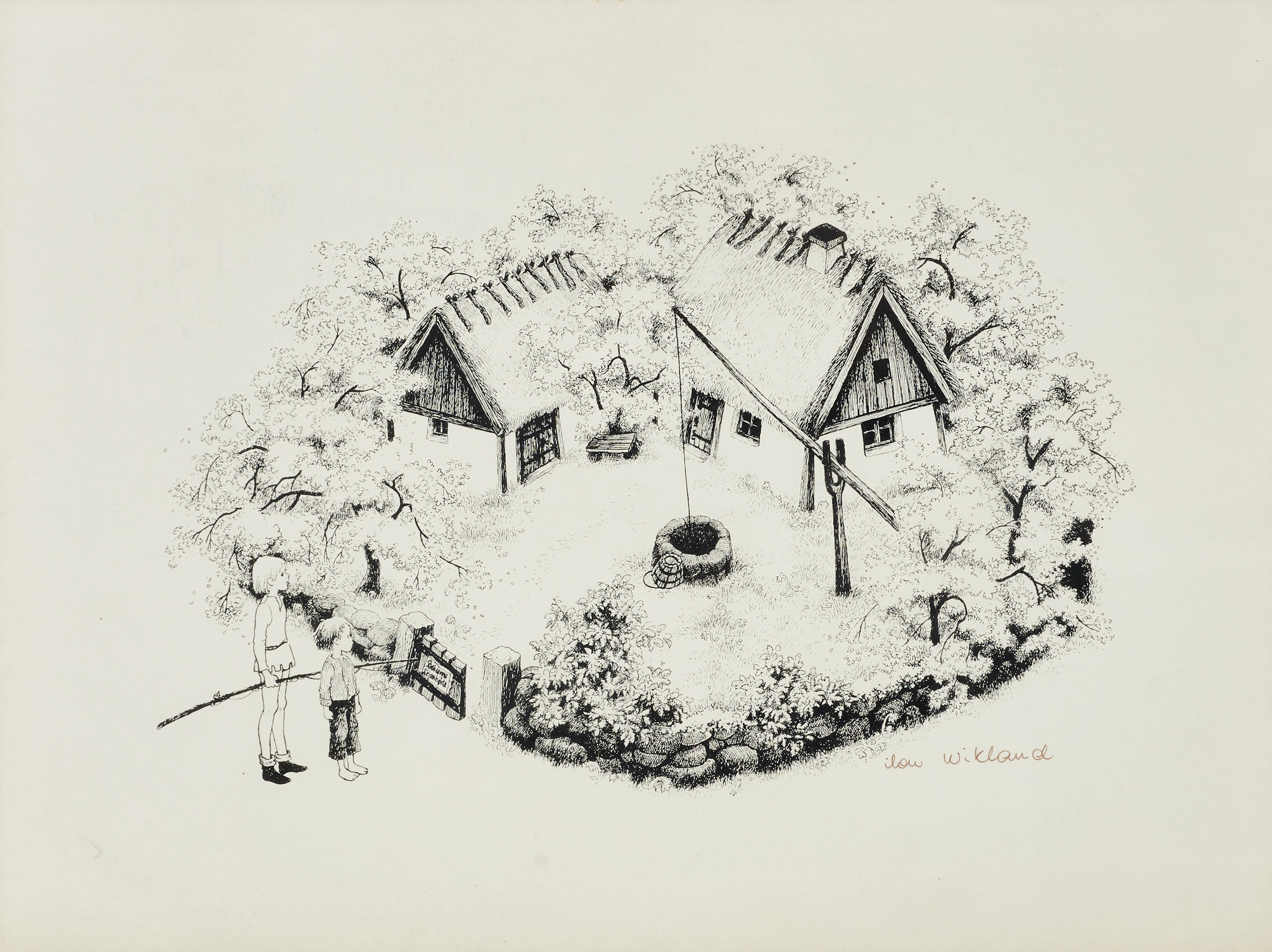 ILON WIKLAND (Estland/Sverige, född 1930), "Bröderna Lejonhjärta"