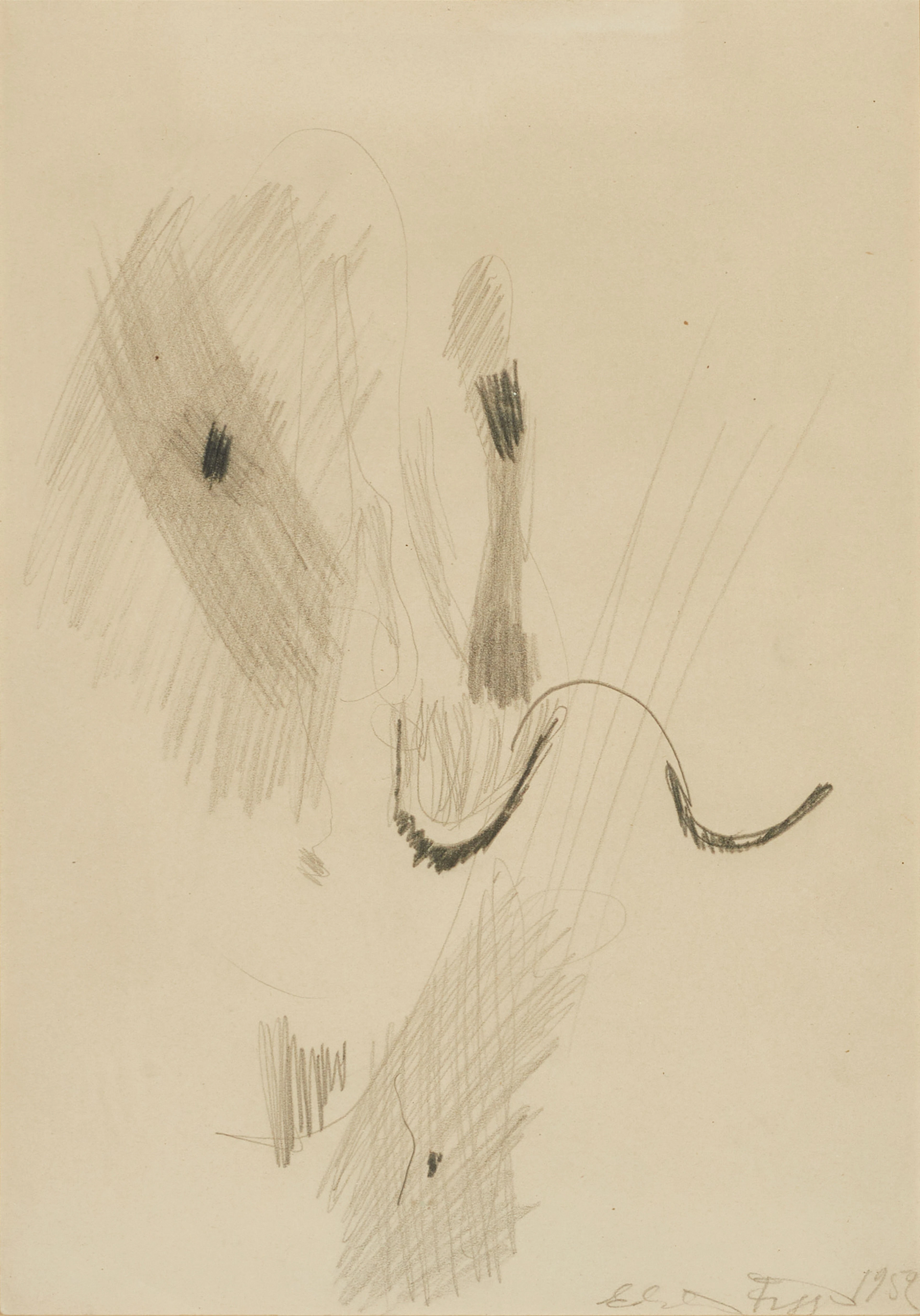 EDDIE FIGGE (SVERIGE, 1904–2003). Utan titel. signerad och daterad
