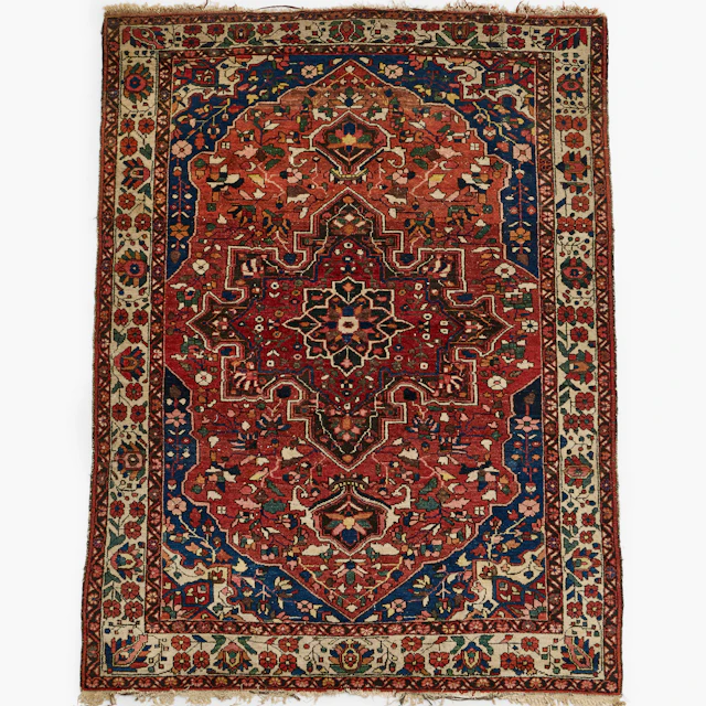 ORIENTMATTA, troligen Bakhtiari, antik, omkring 1920-tal, ca. 291 x 218 cm.