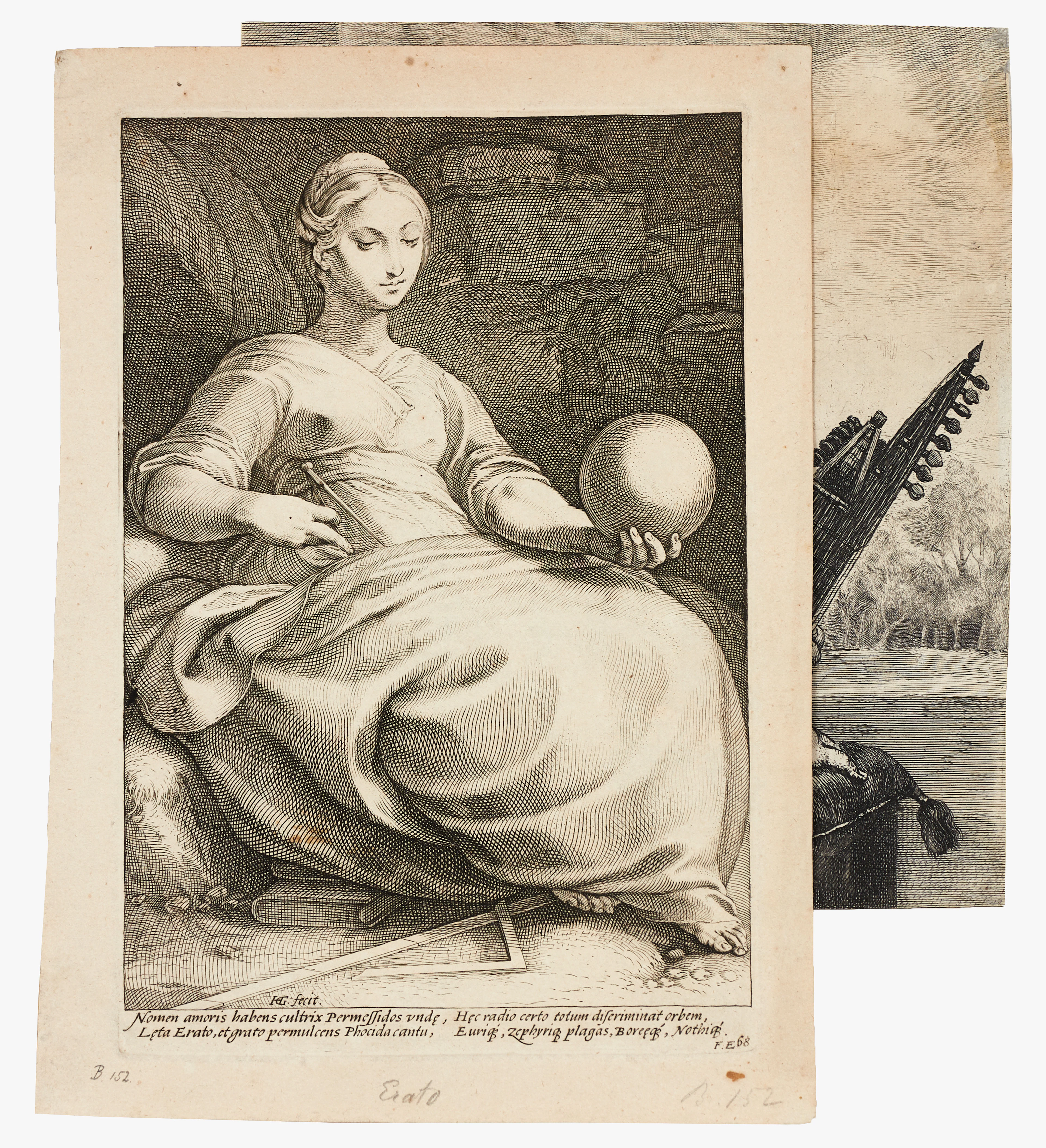 JAN LIEVENS (1607-1674) samt HENDRICK GOLTZIUS (1558-1617). 2 st