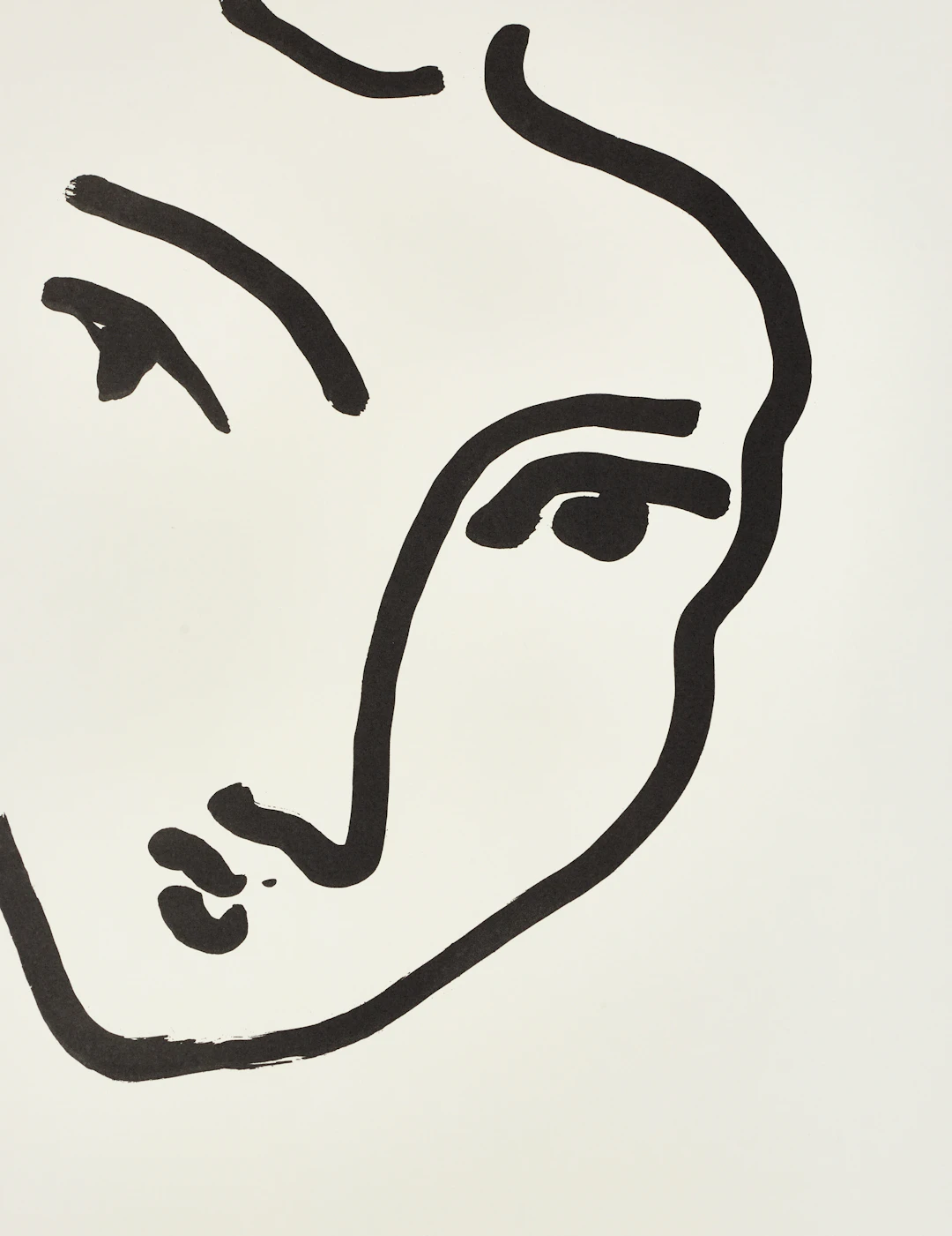 HENRI MATISSE. EFTER. "Nadia au menton pointu" 1948, Succession 1994