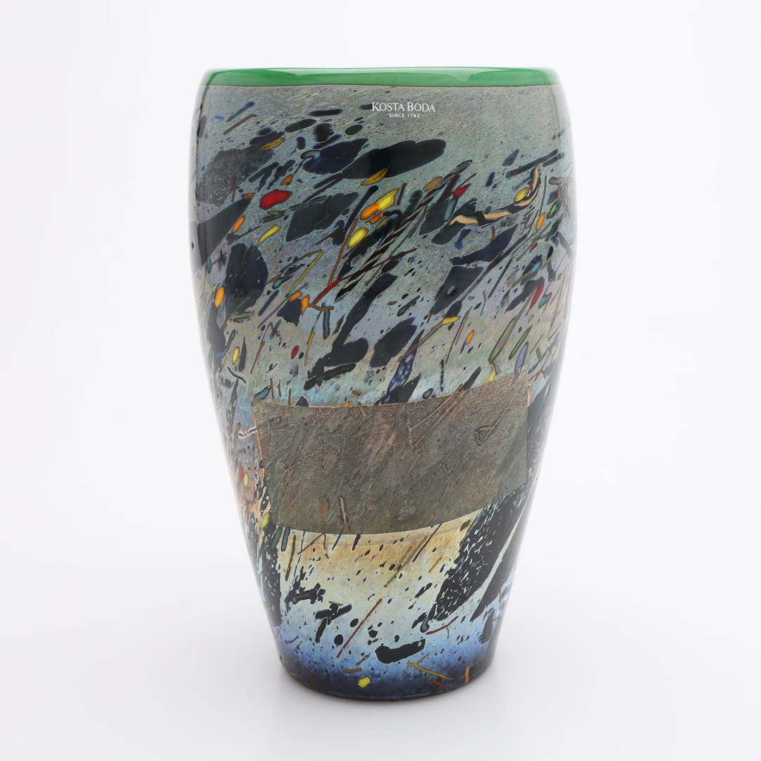 BERTIL VALLIEN. VAS, SATELLITE", KOSTA BODA ATELIER, UPPLAGA 200 EXEMPLAR.