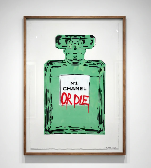 OLIW87 (Tobias Ekman, Sverige, född 1987), CHANEL OR DIE (grön), original