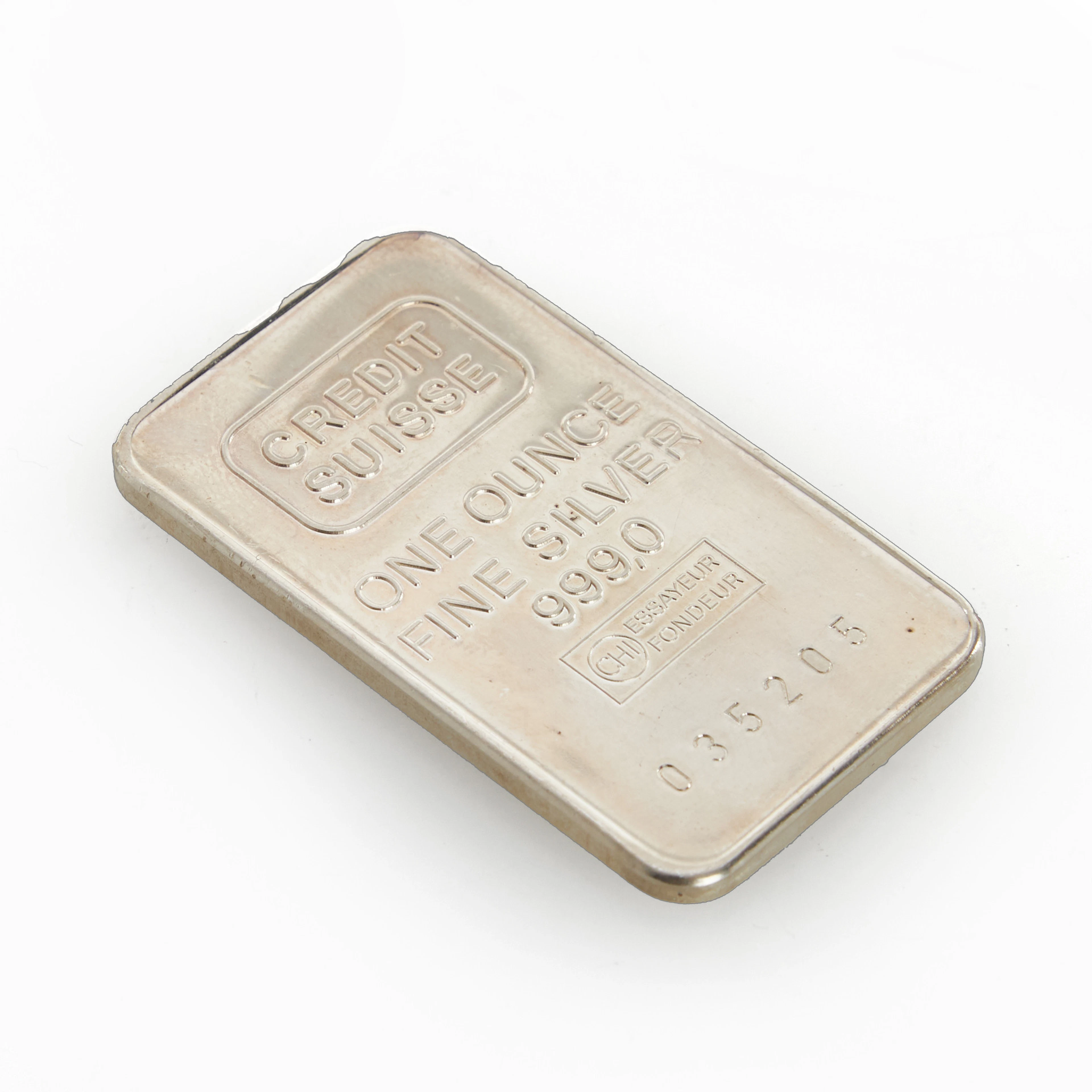 SILVERTACKA, 999,0 silver, Credit Suisse, 1 ounce.