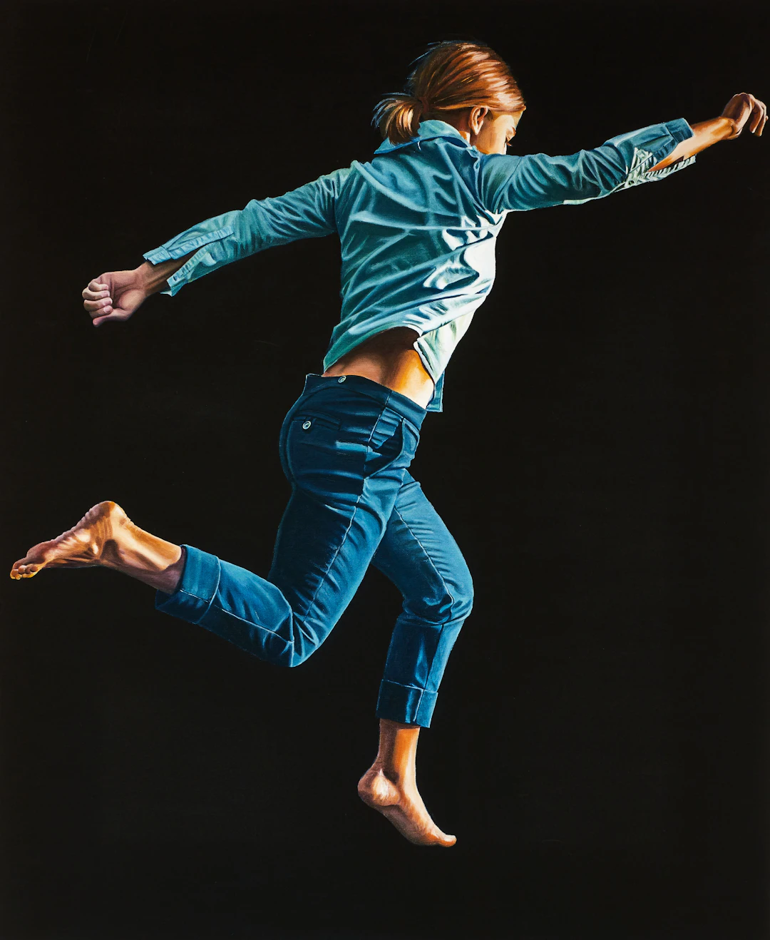 SIRJE PAPP (Sverige, född 1962). "The jump", signerad och numrerad